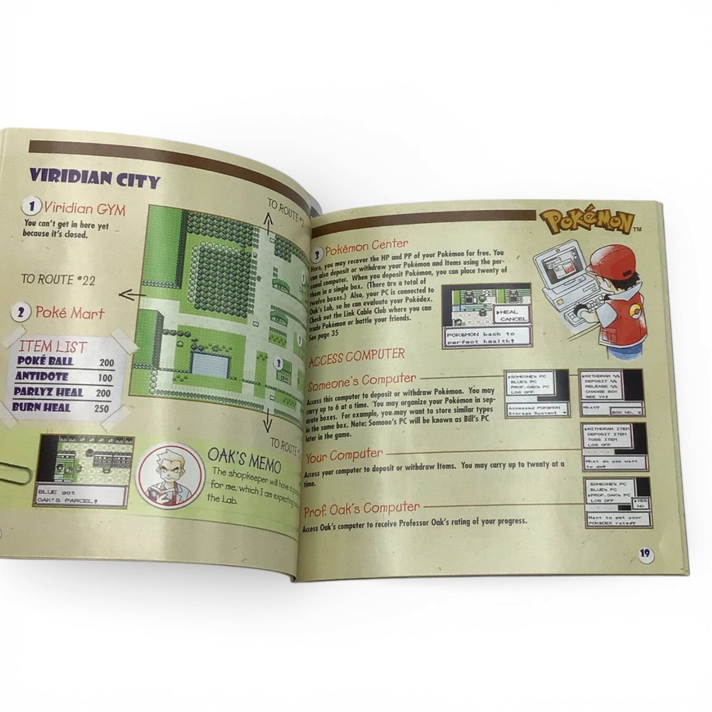 Pokemon Red Version 1998 - Complete with Box & Manuals, Tested