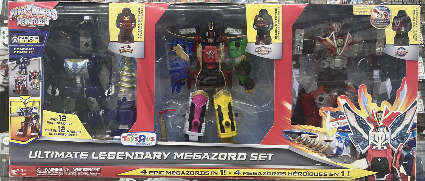 Power Rangers Deluxe Megaforce Ultimate Legendary Megazord Q Rex Turbo Falcon 3