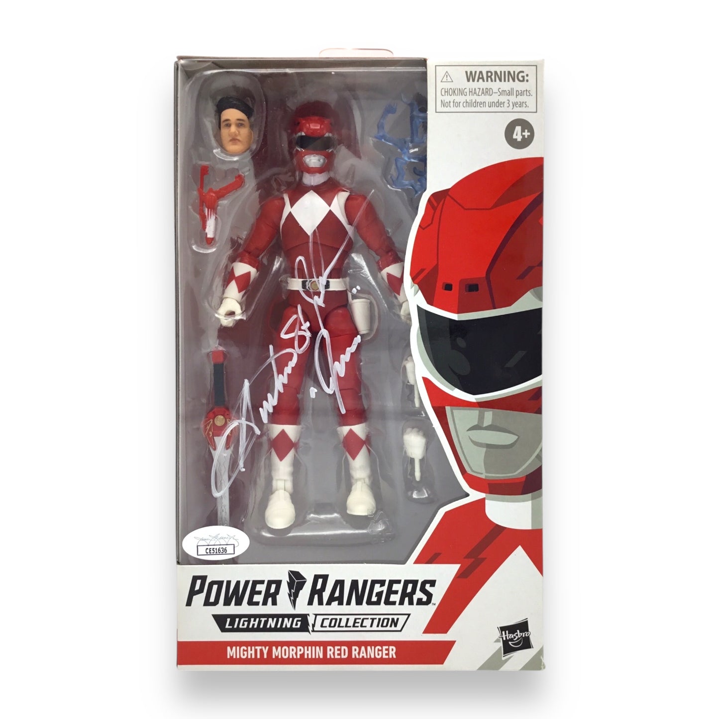 Power Rangers Lightning Collection Red Ranger Signed Austin St. John Sealed