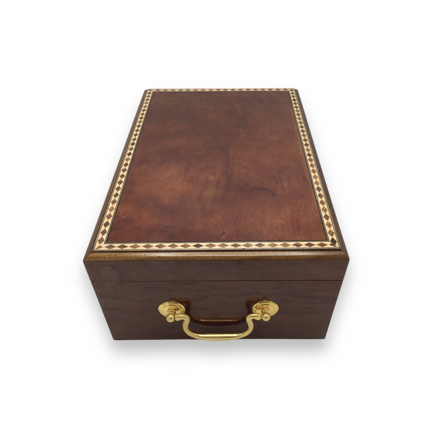 Premium Wood Cigar Humidor with Lock & Key - New/Unused - Unbranded