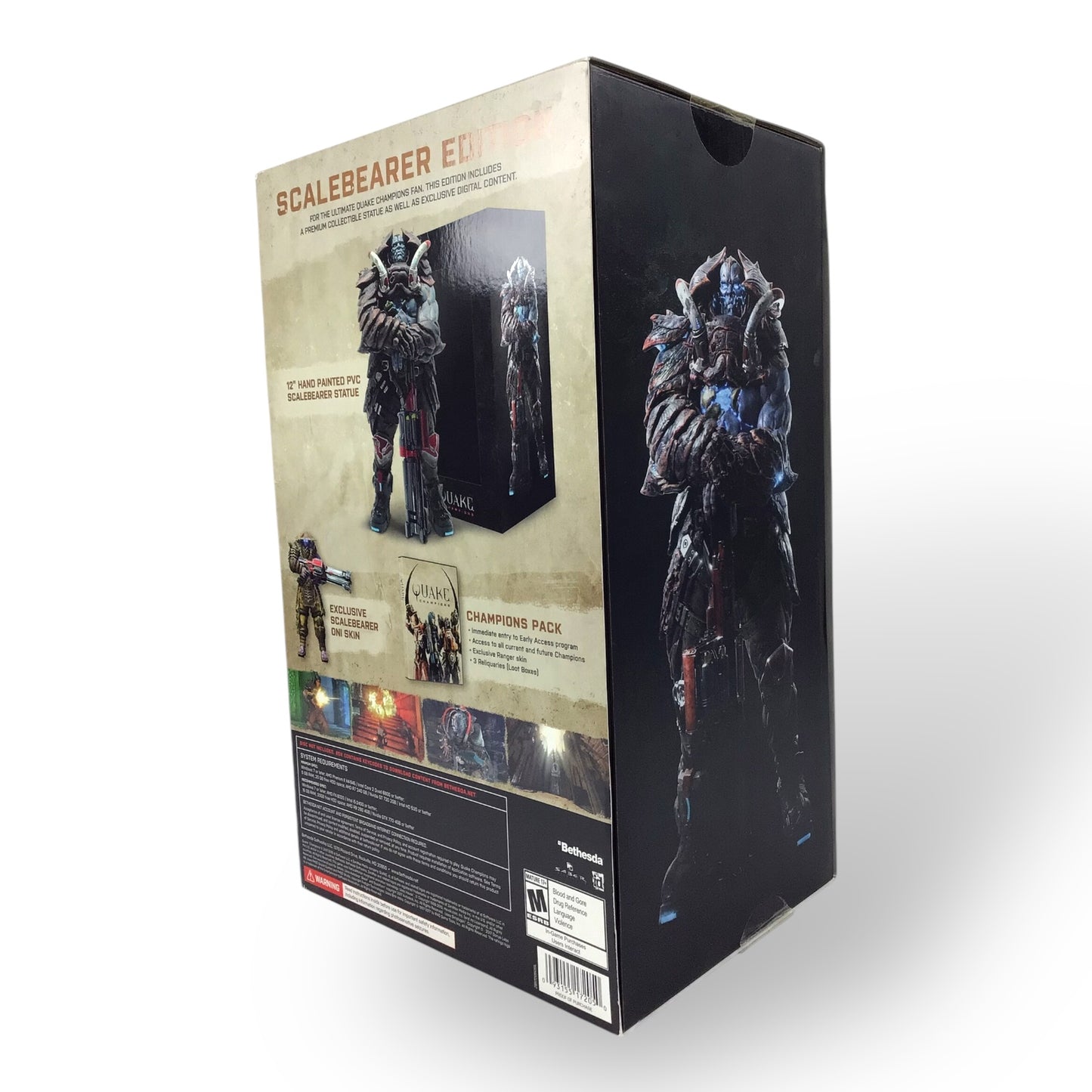 Quake Champions Scalebearer Edition PC Game Statue Set New Boxed