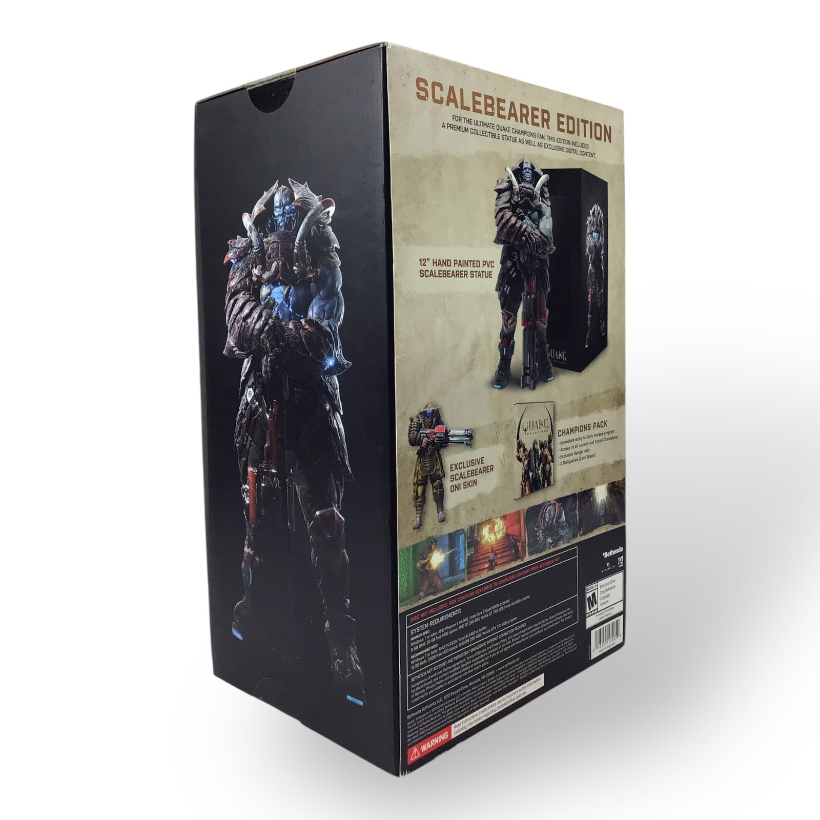 Quake Champions Scalebearer Edition PC Game Statue Set New Boxed