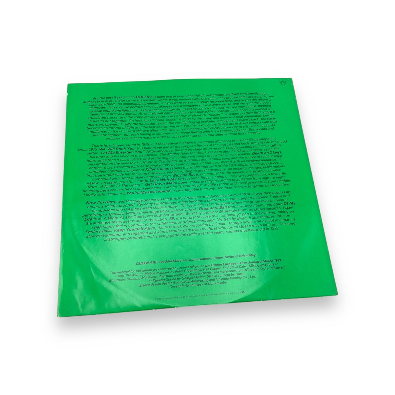 Queen - Live Killers | Preowned Promotional LP