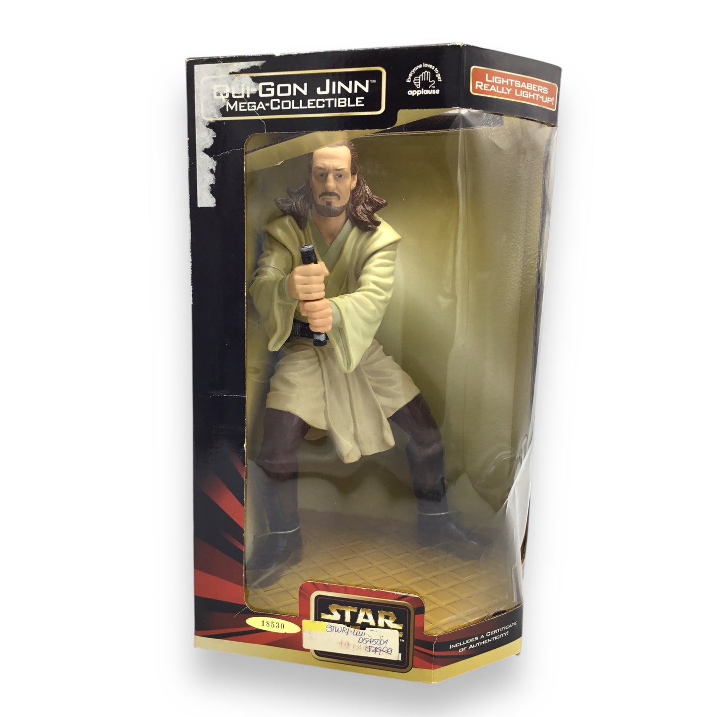 Qui-Gon Jinn Mega-Collectible Star Wars Episode I Applause Figure