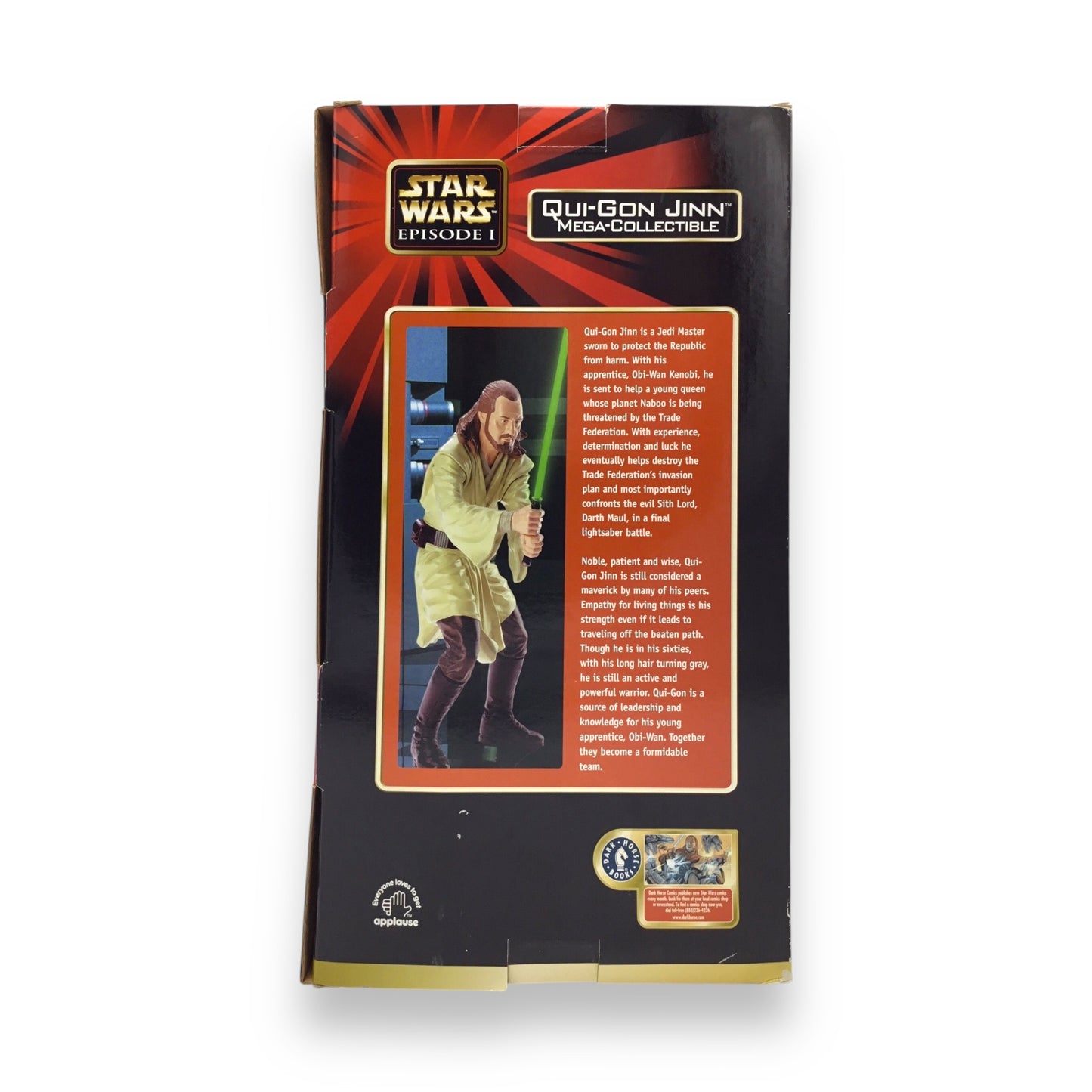 Qui-Gon Jinn Mega-Collectible Star Wars Episode I Applause Figure