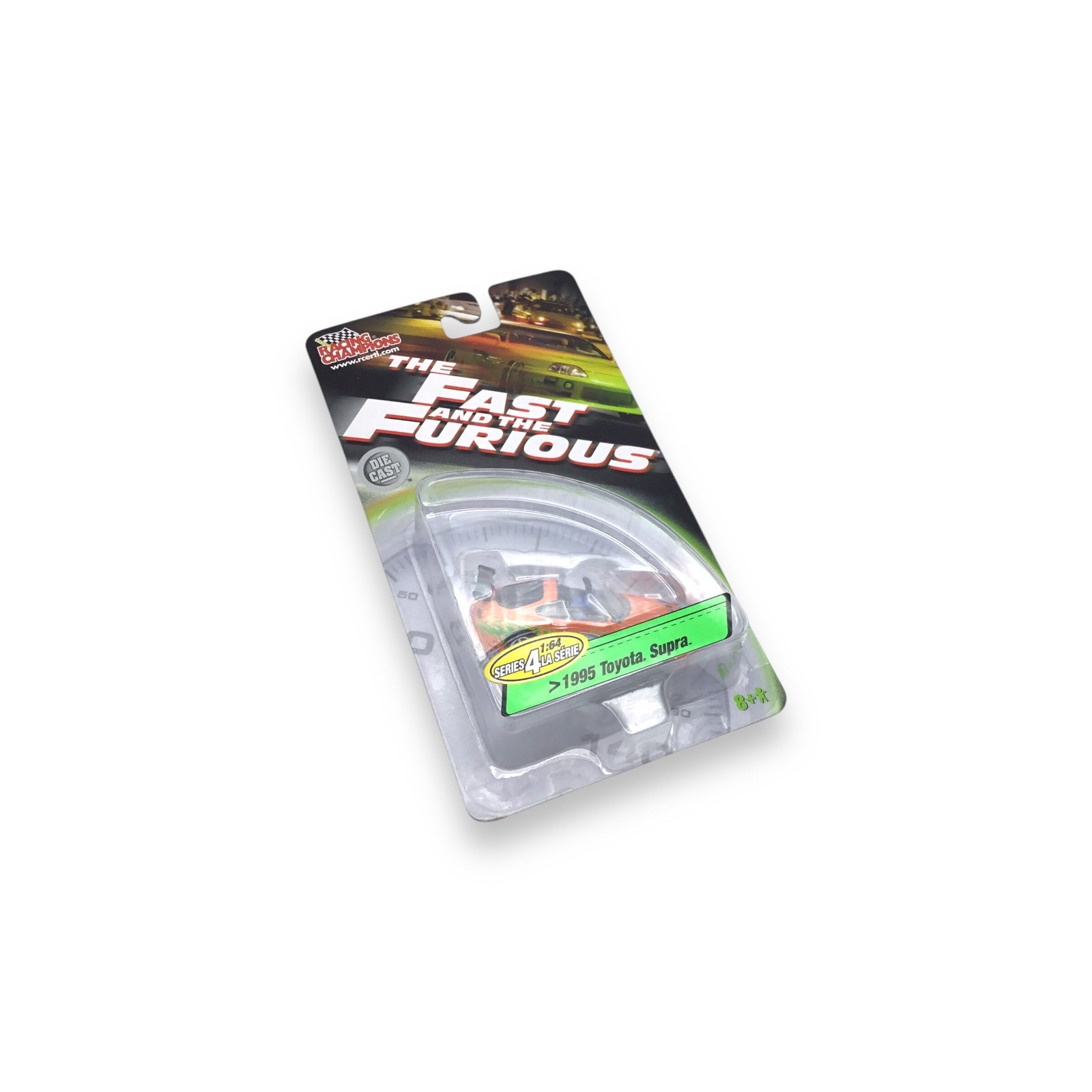 Racing Champions The Fast and The Furious 1:64 Scale Series 4 | 1995 Toyota Supra | Brand New on Card