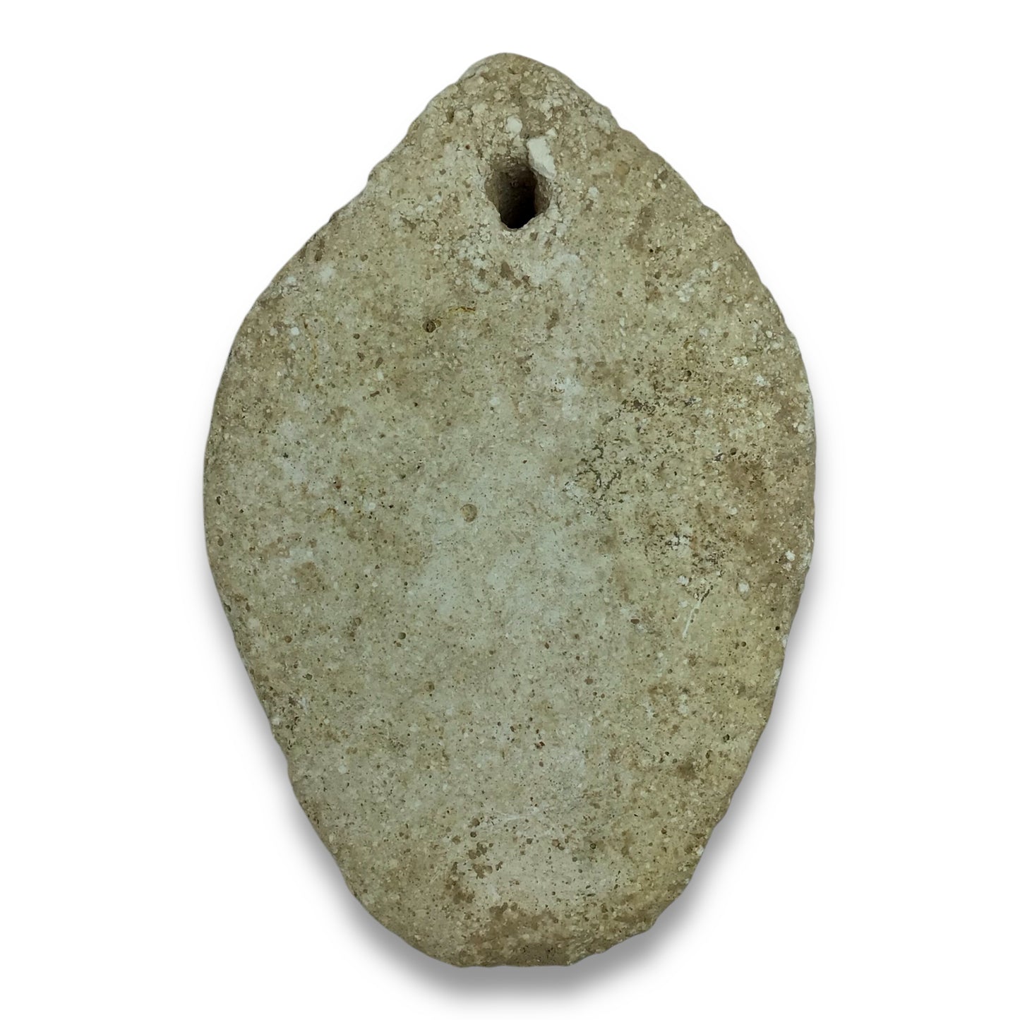 Rare Late Roman Lamp Mold Gypsum Heart Clover Design 5th–6th Century AD