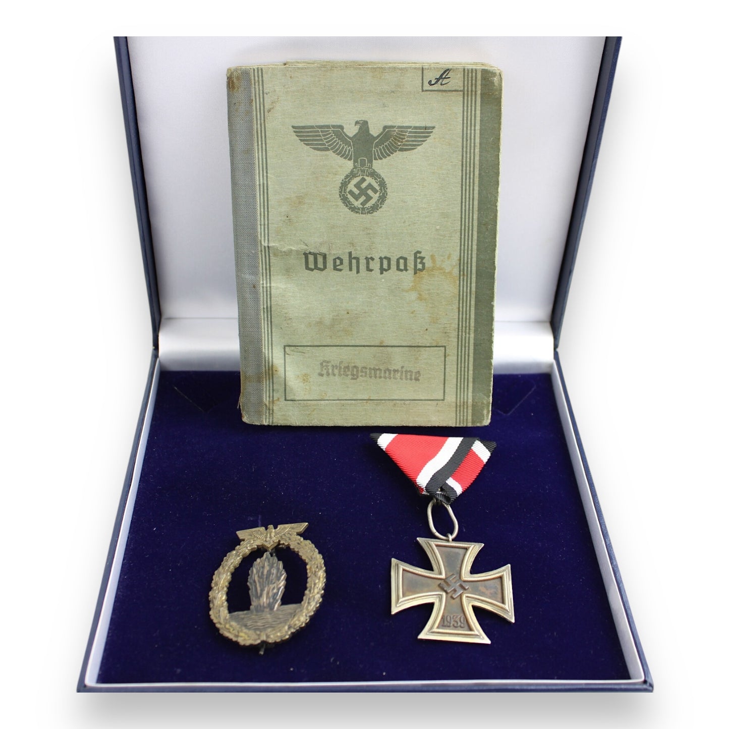 Rare WW2 Kriegsmarine KIA Sailor Grouping incl. Iron Cross 2nd class