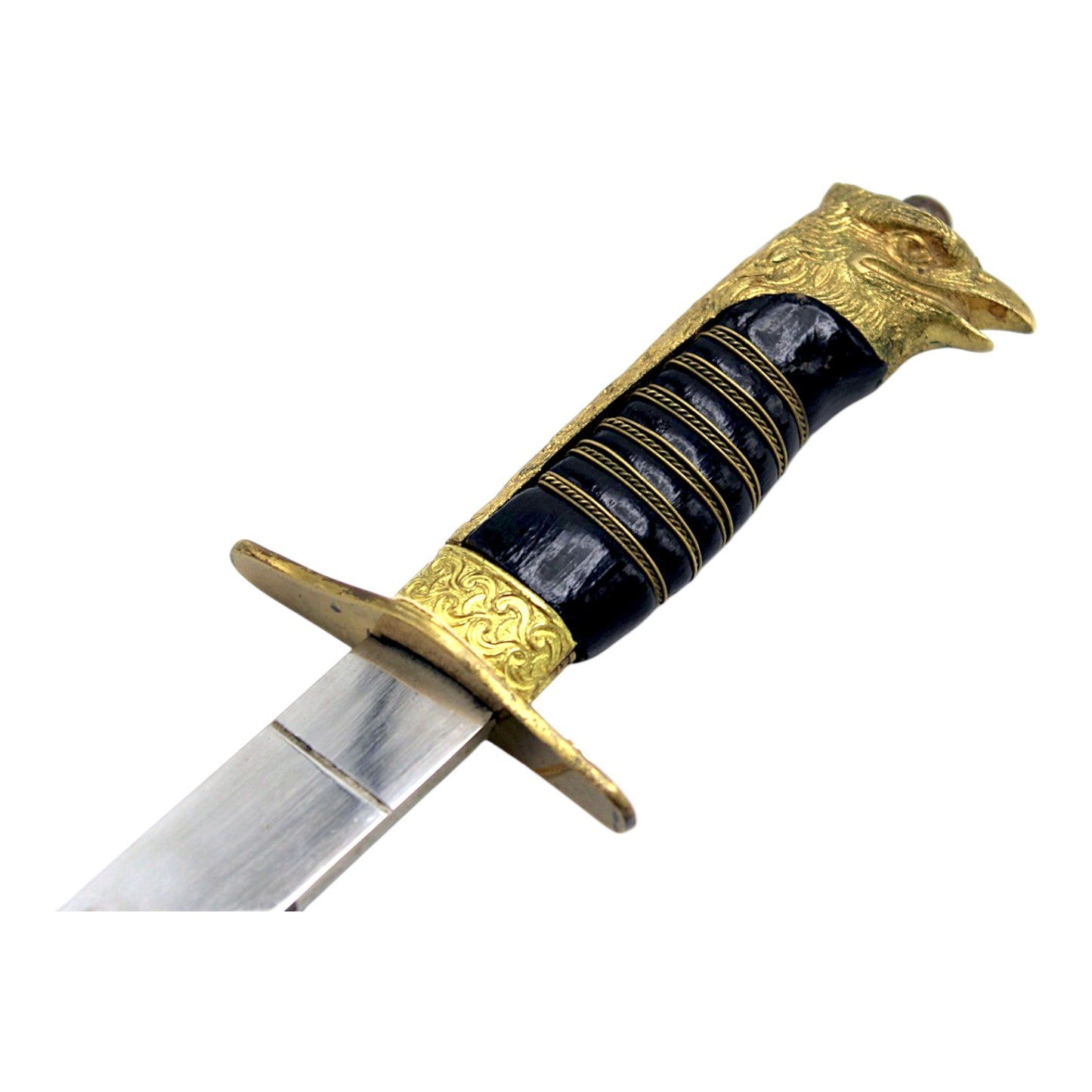Rare WWII Italian GIL Youth Dagger with Eagle Pommel and Wire-Wrapped Grip