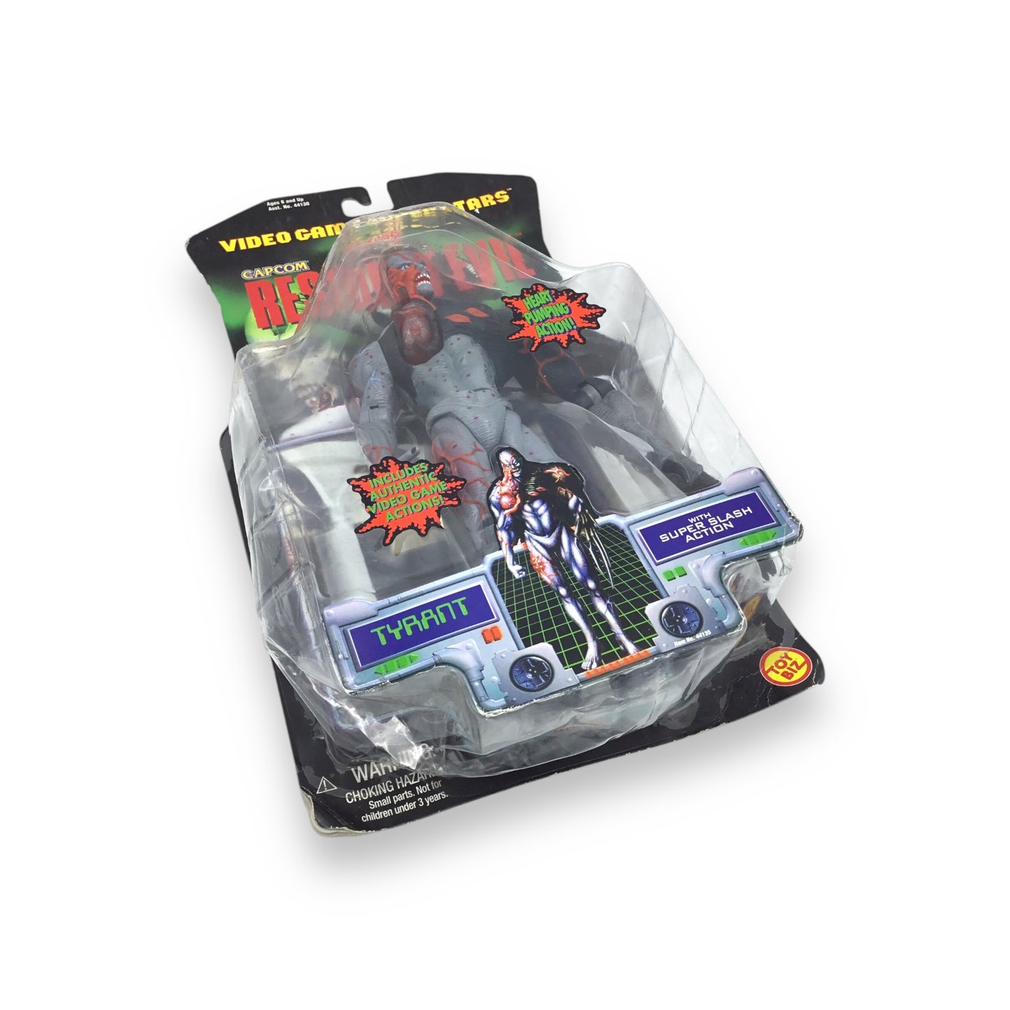 Resident Evil Tyrant Action Figure | Video Game Super Stars Series by ToyBiz | New on Card