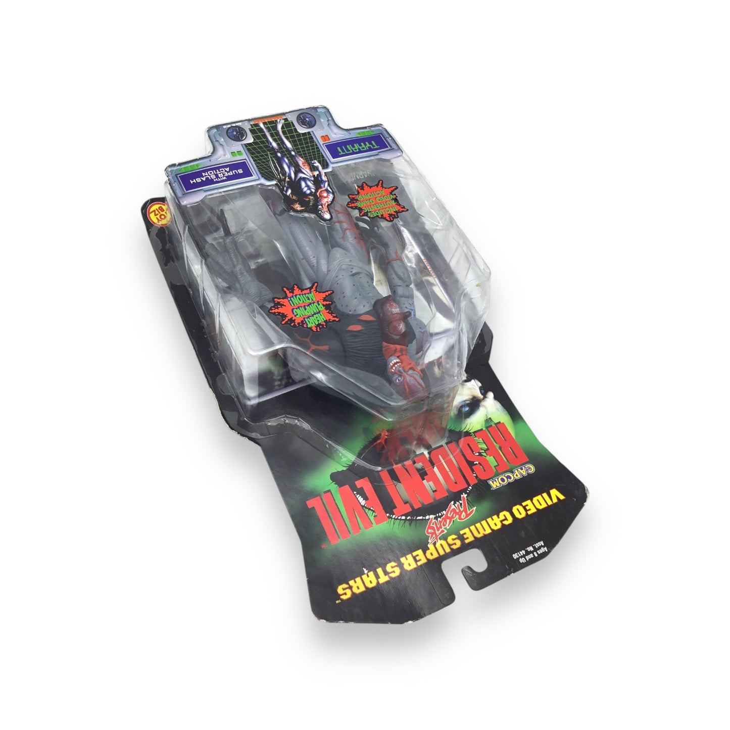 Resident Evil Tyrant Action Figure | Video Game Super Stars Series by ToyBiz | New on Card