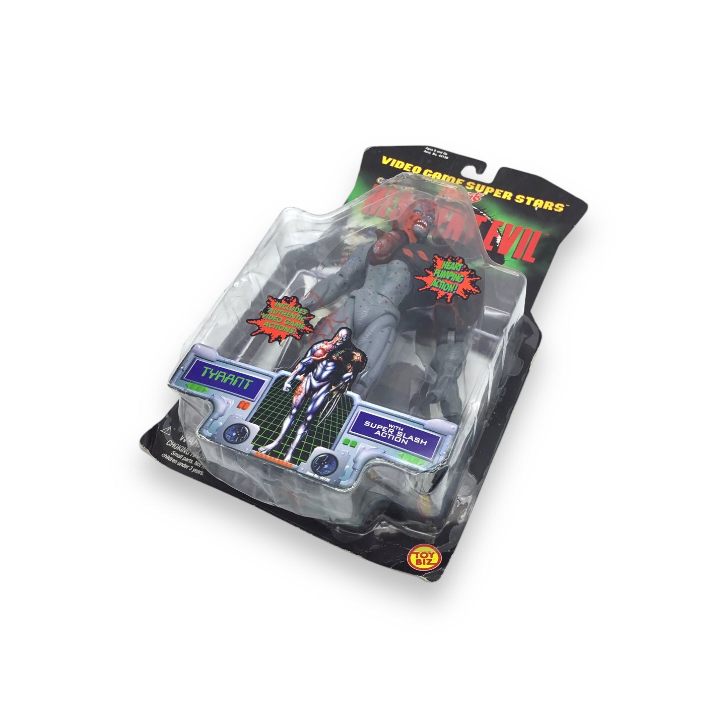 Resident Evil Tyrant Action Figure | Video Game Super Stars Series by ToyBiz | New on Card