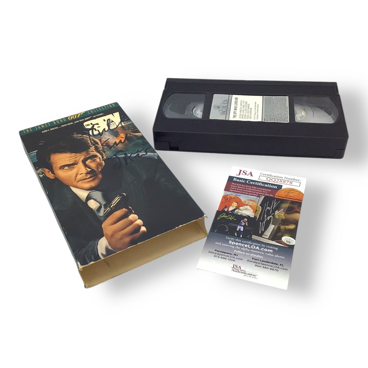 Richard Kiel Signed VHS The Spy Who Loved Me – JSA