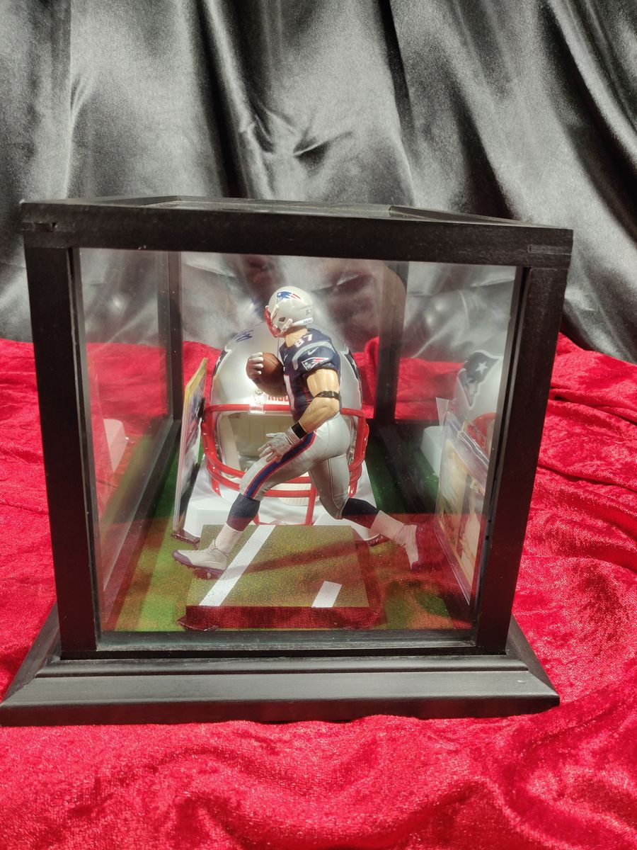 Rob Gronkowski New England Patriots Autographed Mini Helmet Shadowbox + More