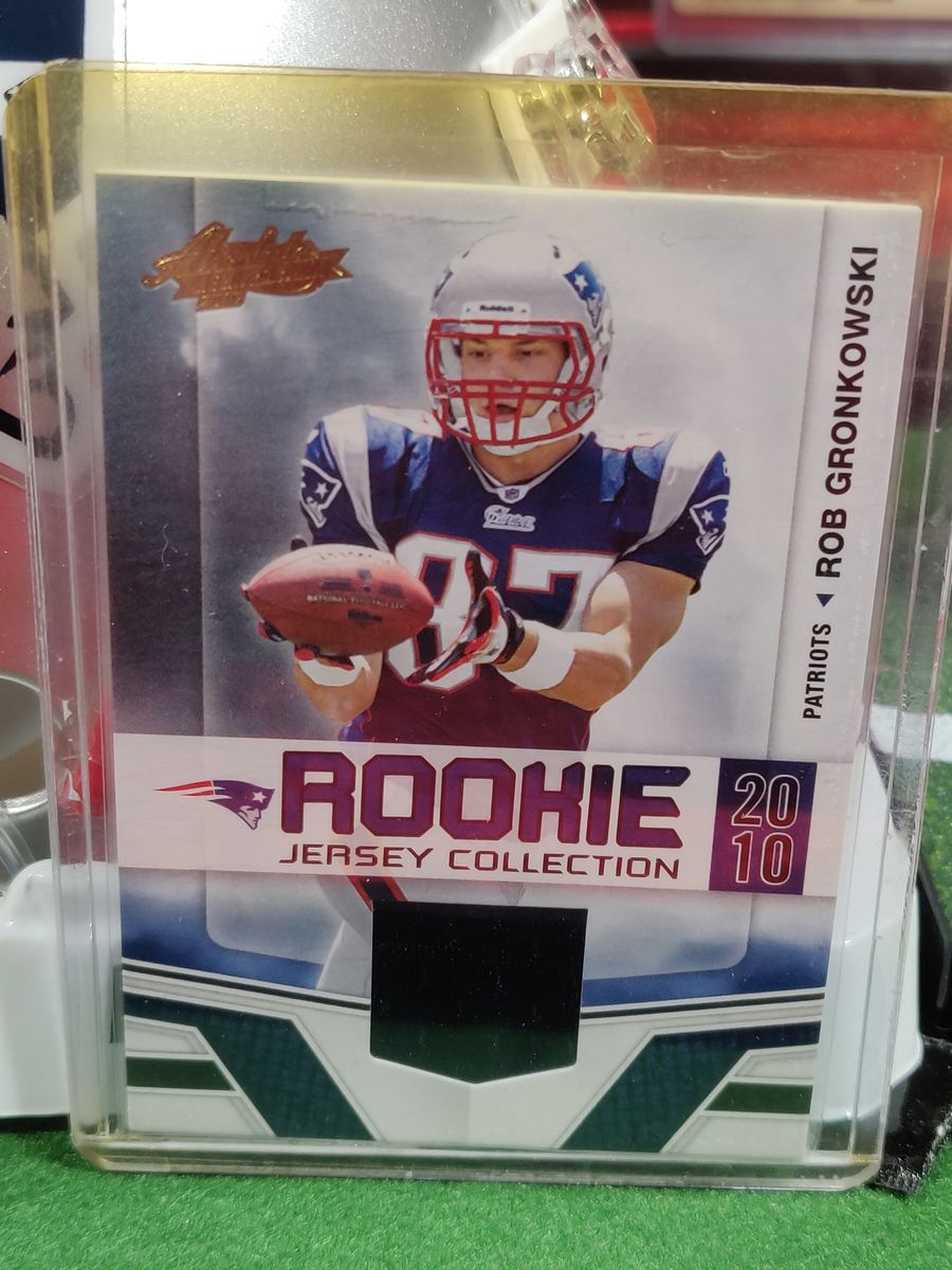 Rob Gronkowski New England Patriots Autographed Mini Helmet Shadowbox + More