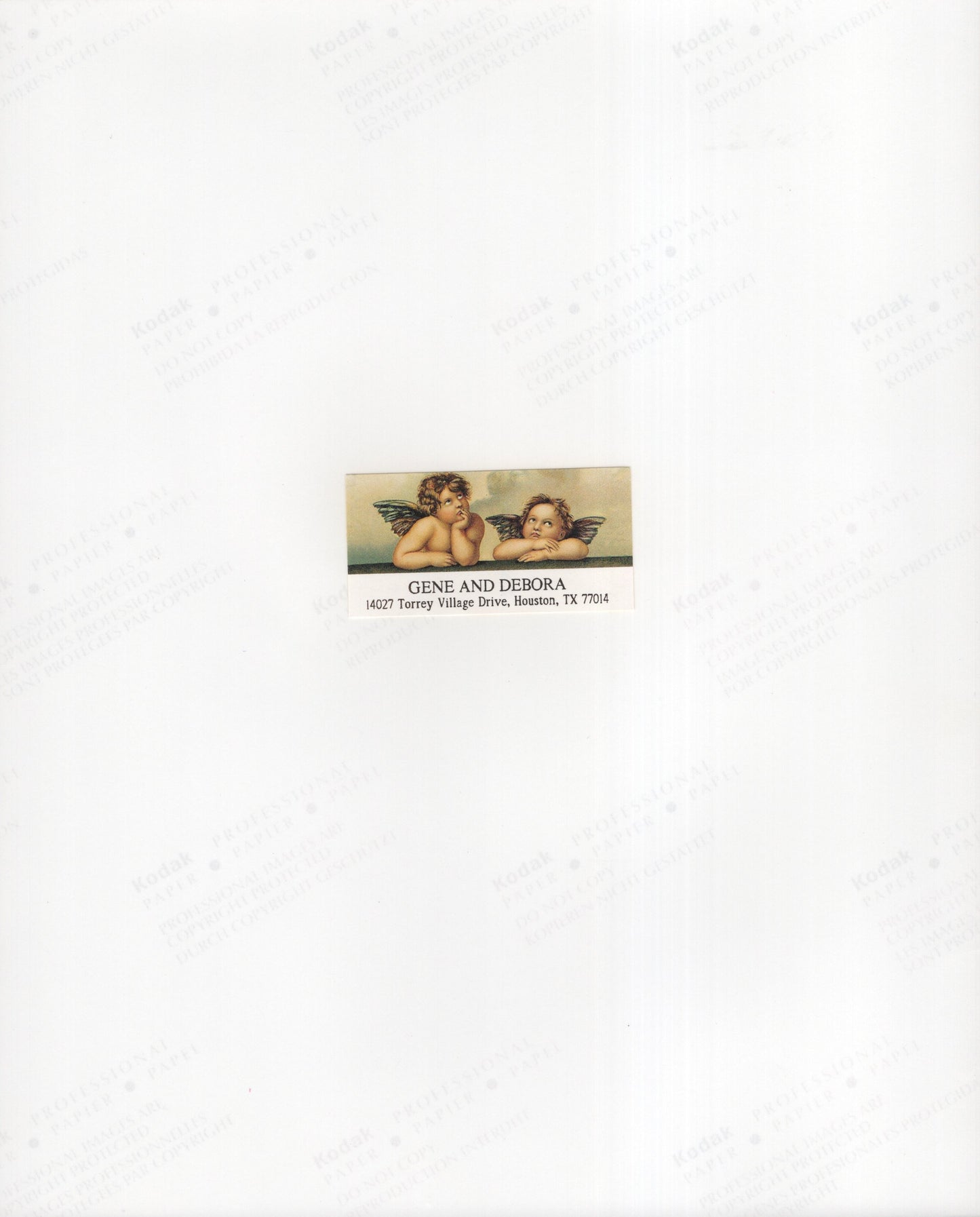 Robert De Niro Signed Photo 8x10 Personalized "To Debora Best Wishes", Robert De Niro Autograph in Raging Bull, Signature Smeared and Faded