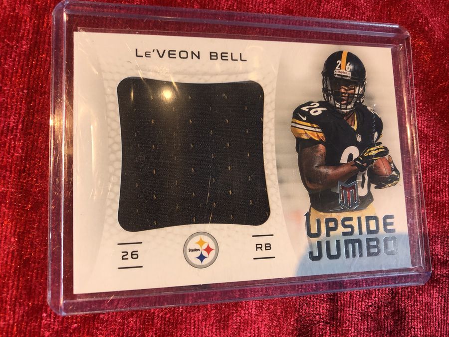 Roethlisberger, Bell, & Brown Steelers Signed Mini Helmet Shadowbox w/ Cards COA