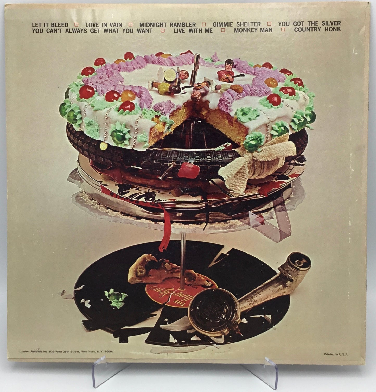 Rolling Stones LET IT BLEED Vinyl by London Records NPS-4 w/Orig Inner Sleeve