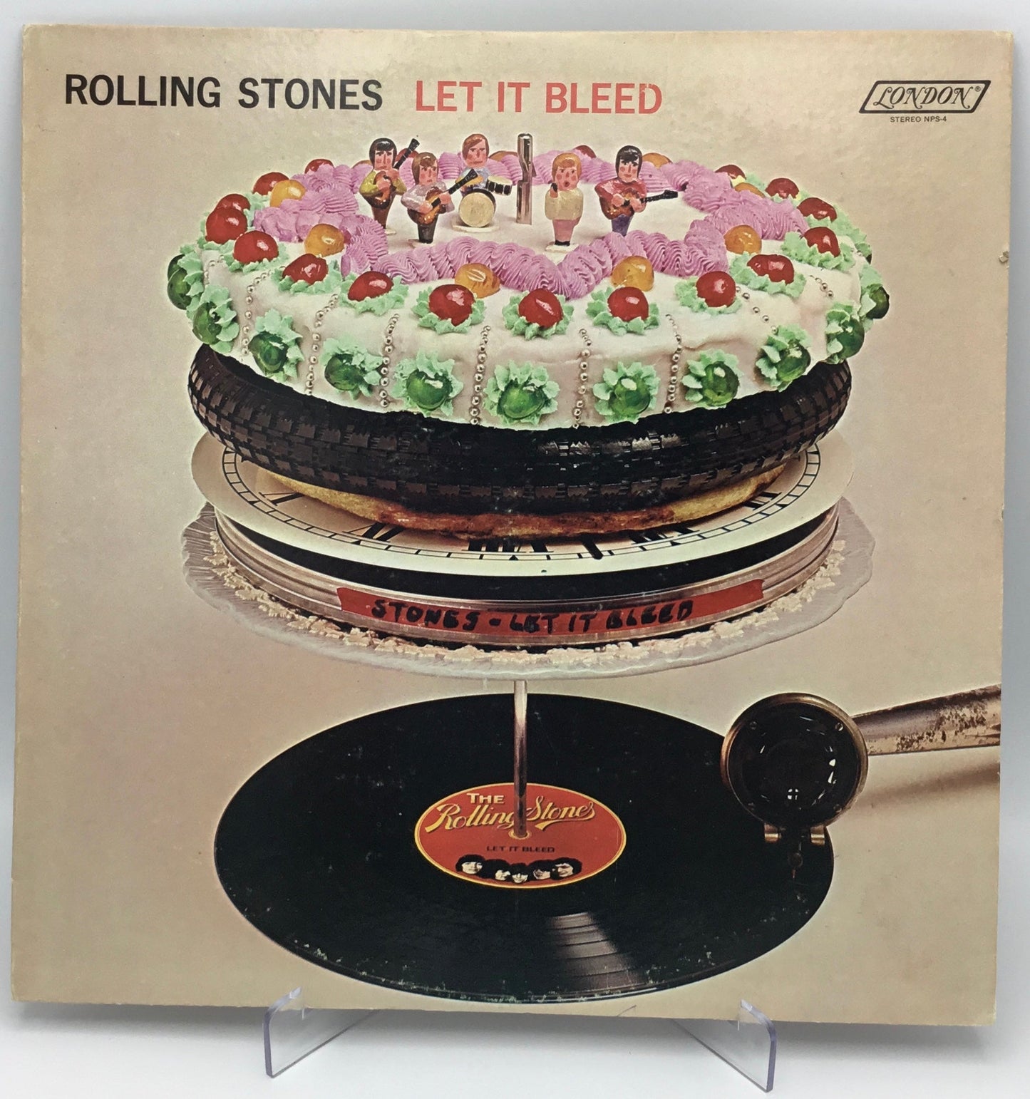 Rolling Stones LET IT BLEED Vinyl by London Records NPS-4 w/Orig Inner Sleeve
