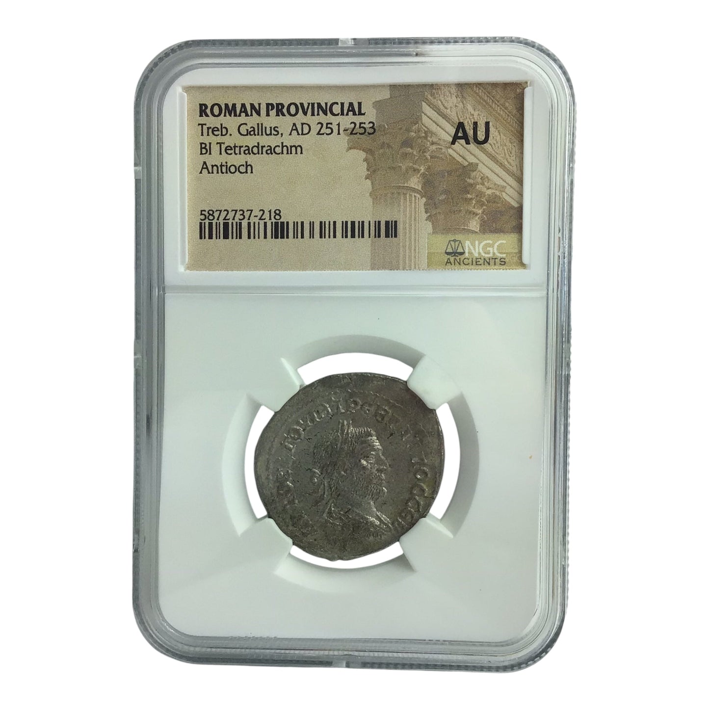 Roman Provincial BI Tetradrachm Trebonianus Gallus AU 251–253 AD