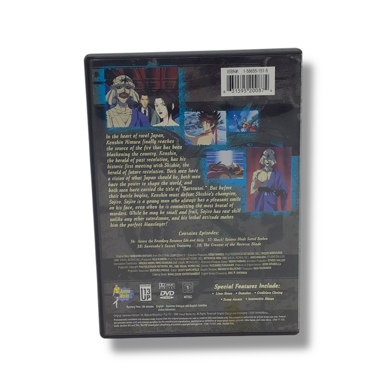 Rurouni Kenshin: Legend of Kyoto - Heart of the Sword (DVD)