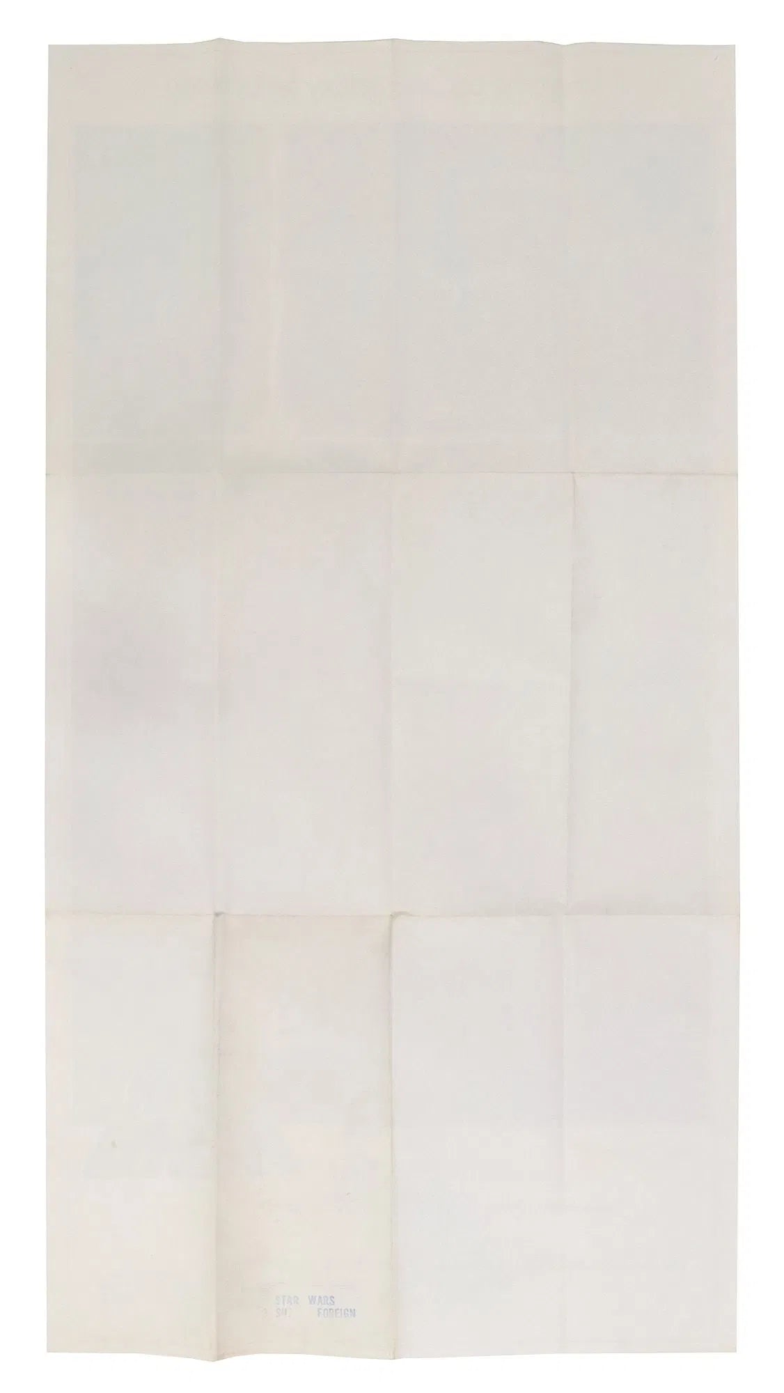 STAR WARS 1977 ORIGNAL 3-SHEET POSTER, "IN A GALAXY FAR, FAR AWAY" - Extremely Rare!