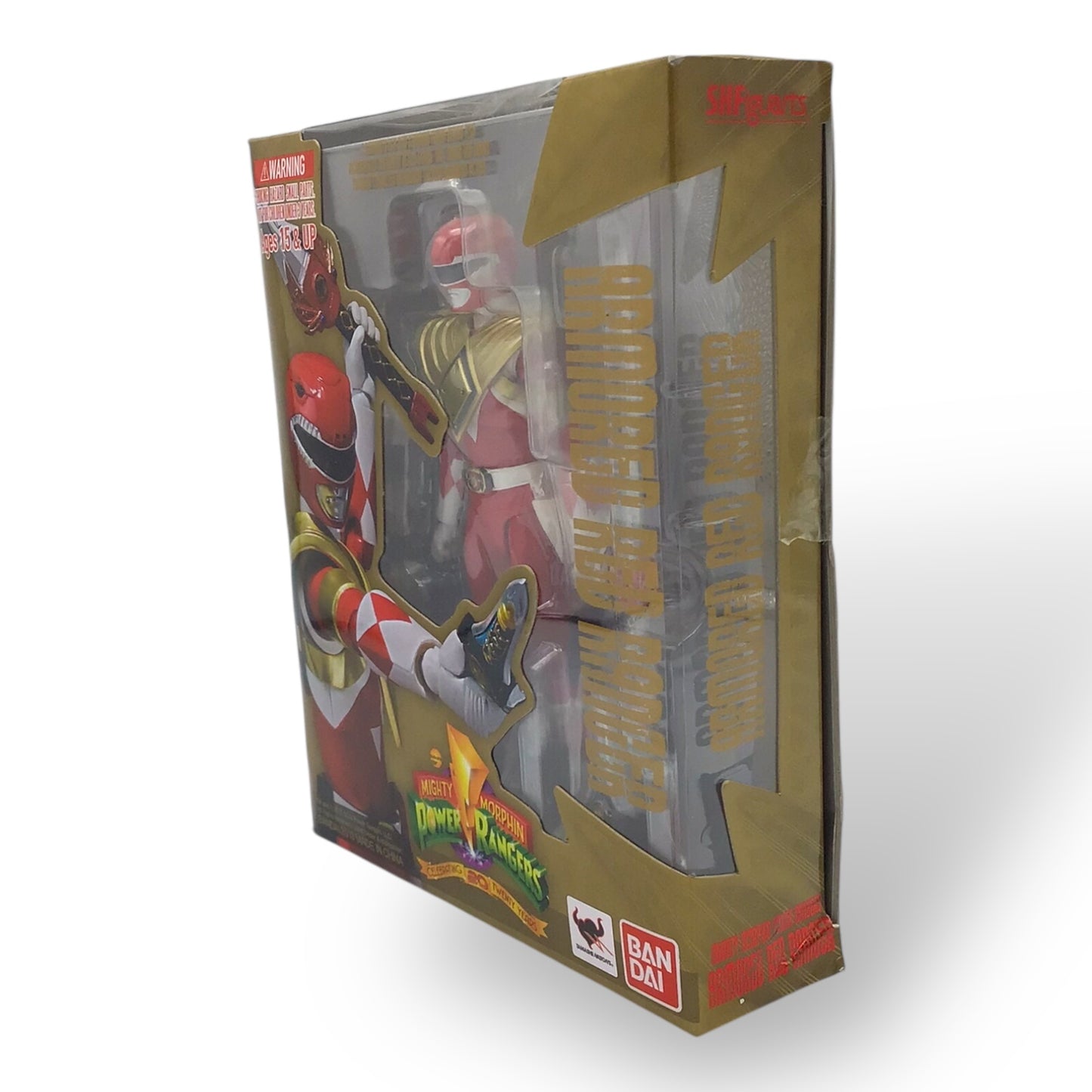 S.H. Figuarts MMPR Armored Red Ranger Jason Bandai Action Figure