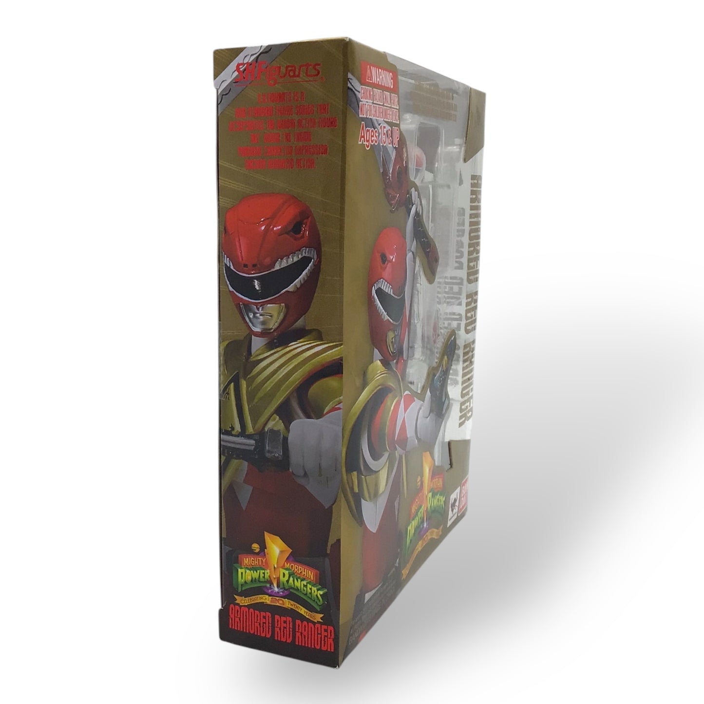 S.H. Figuarts MMPR Armored Red Ranger Jason Bandai Action Figure