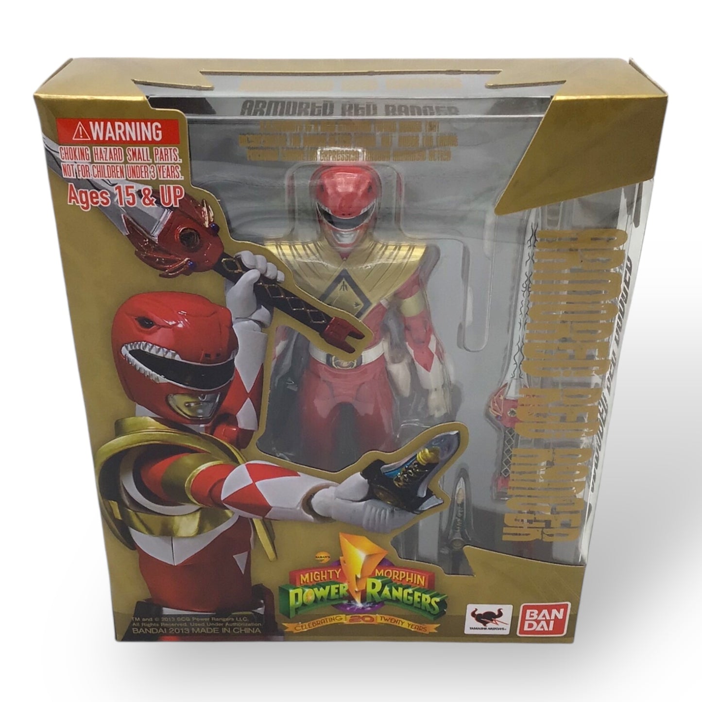 S.H. Figuarts MMPR Armored Red Ranger Jason Bandai Action Figure