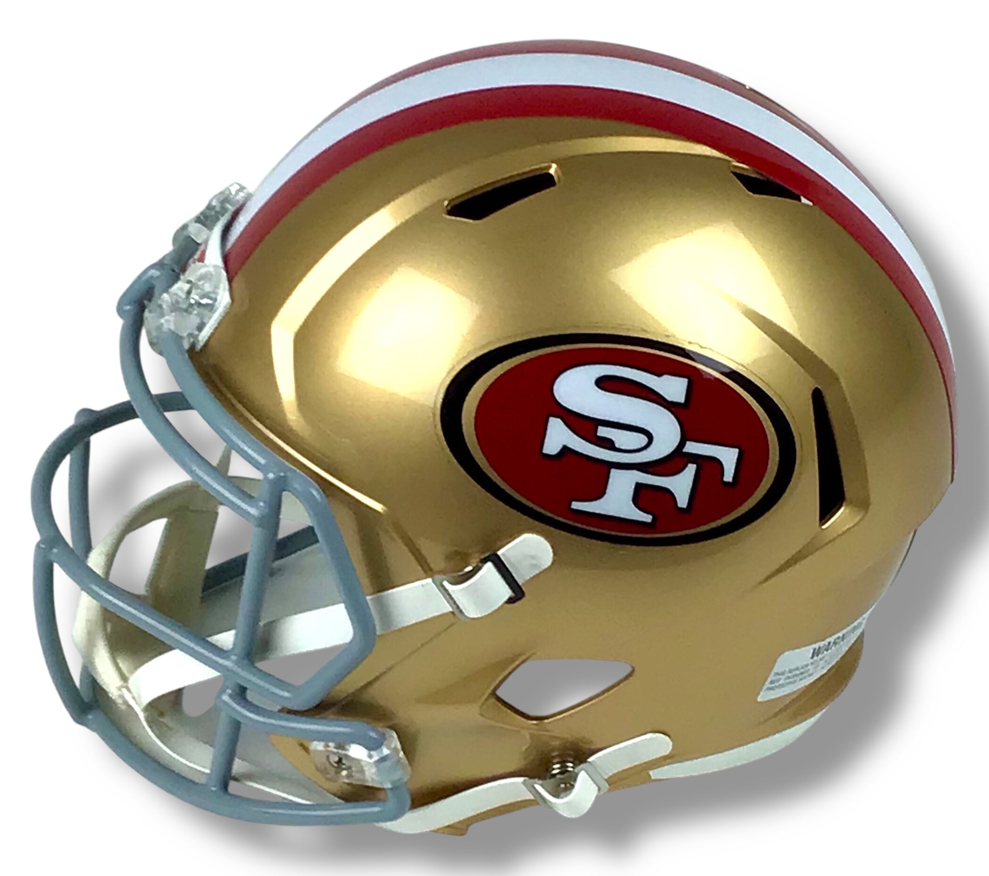 San Francisco 49ers Speed Riddell Replica Football Helmet