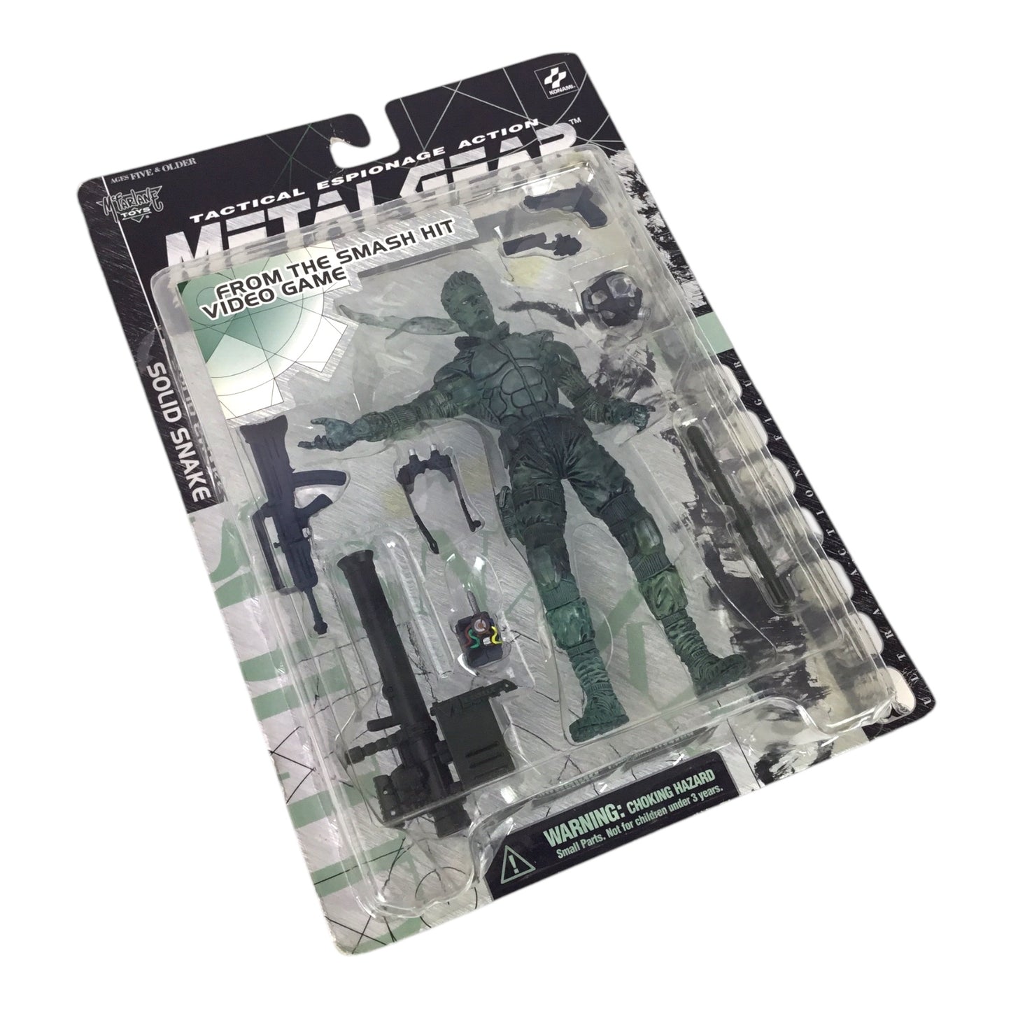 Sealed McFarlane Toys Metal Gear Solid - Camo Solid Snake Action Figure (1998)