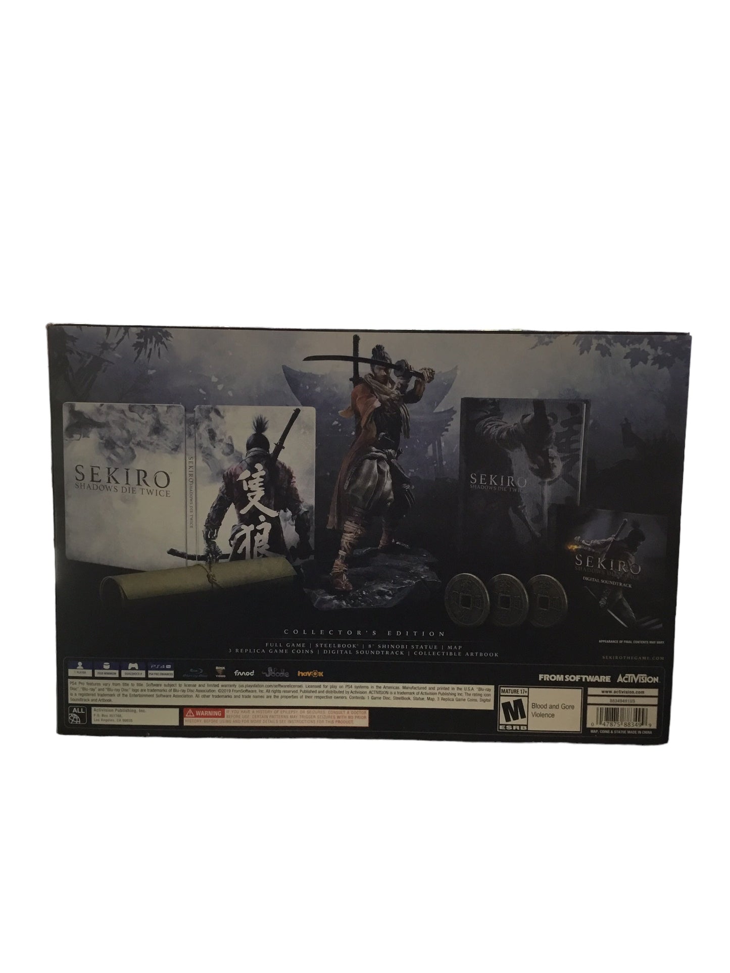 Sekiro Shadows Die Twice Collectors Edition for PS4