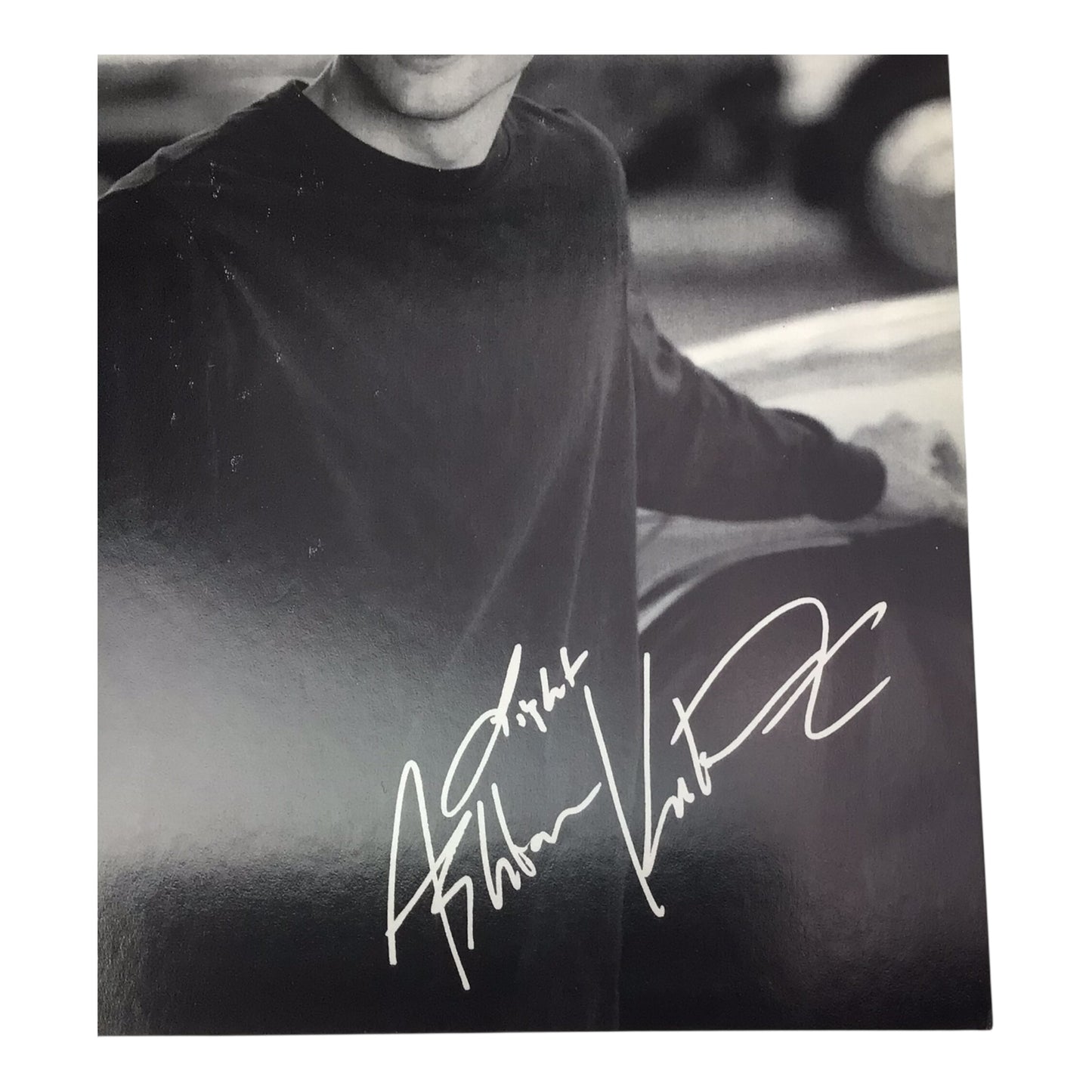 Signed Ashton Kutcher Photograph with Signature