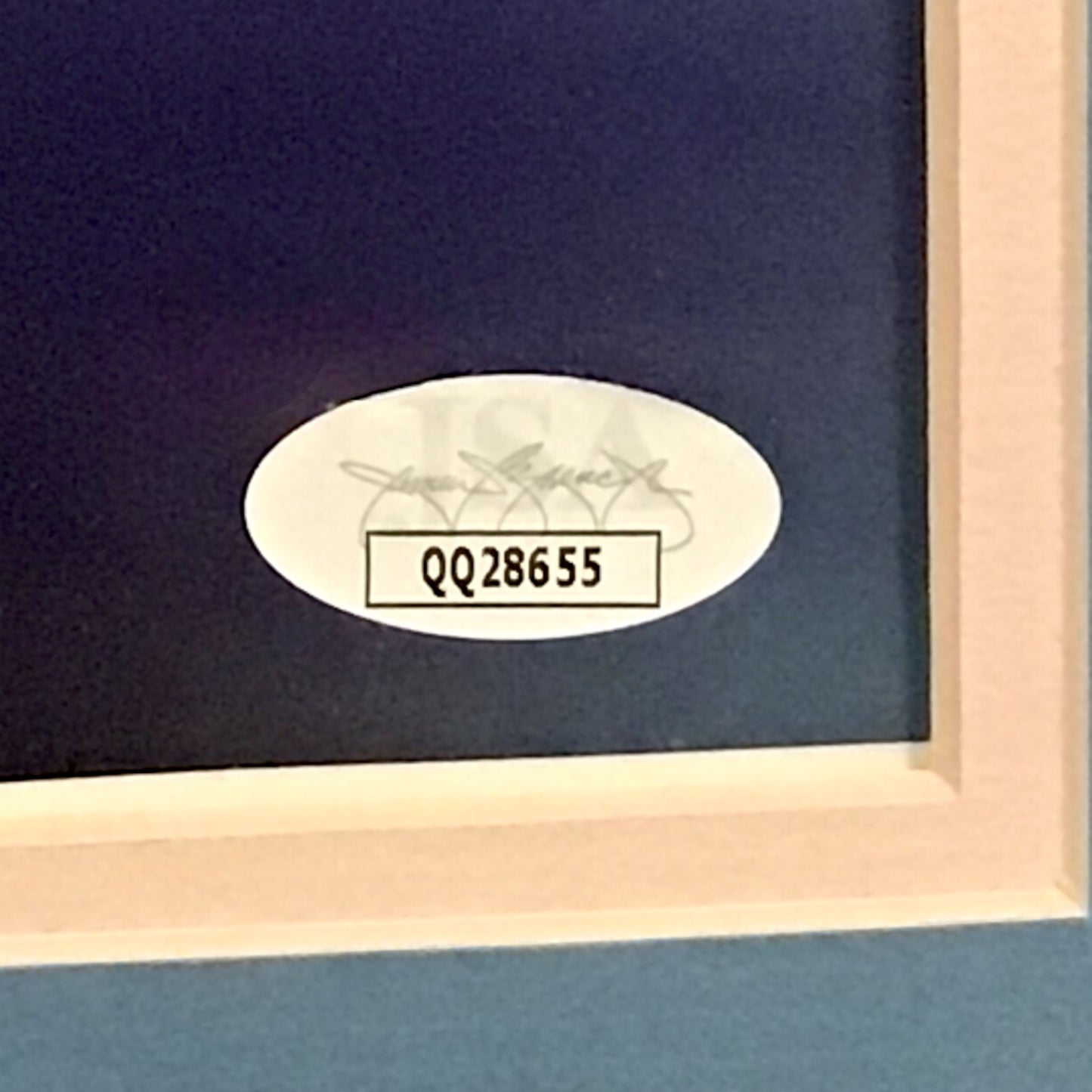 Signed Photograph of Melanie Griffith in Black Frame