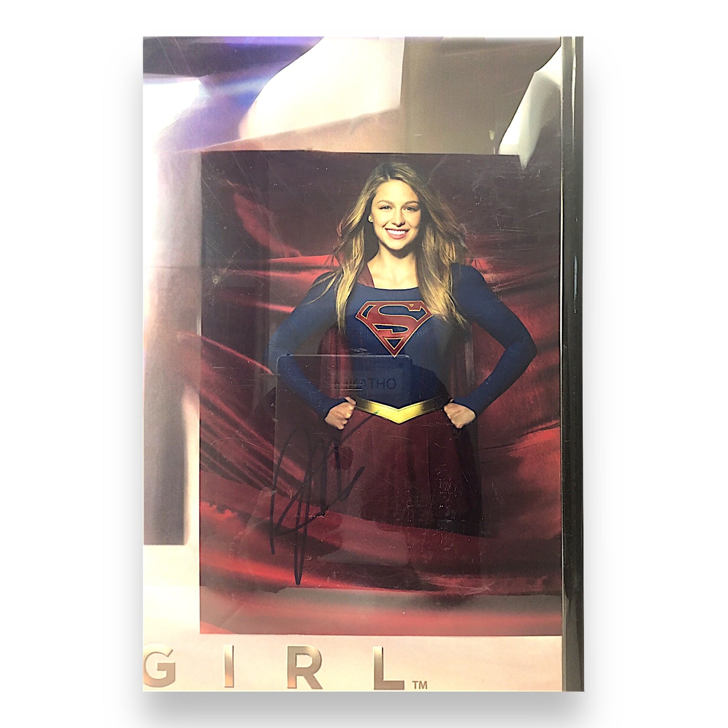 Signed by Kara Danvers Supergirl Poster Framed
