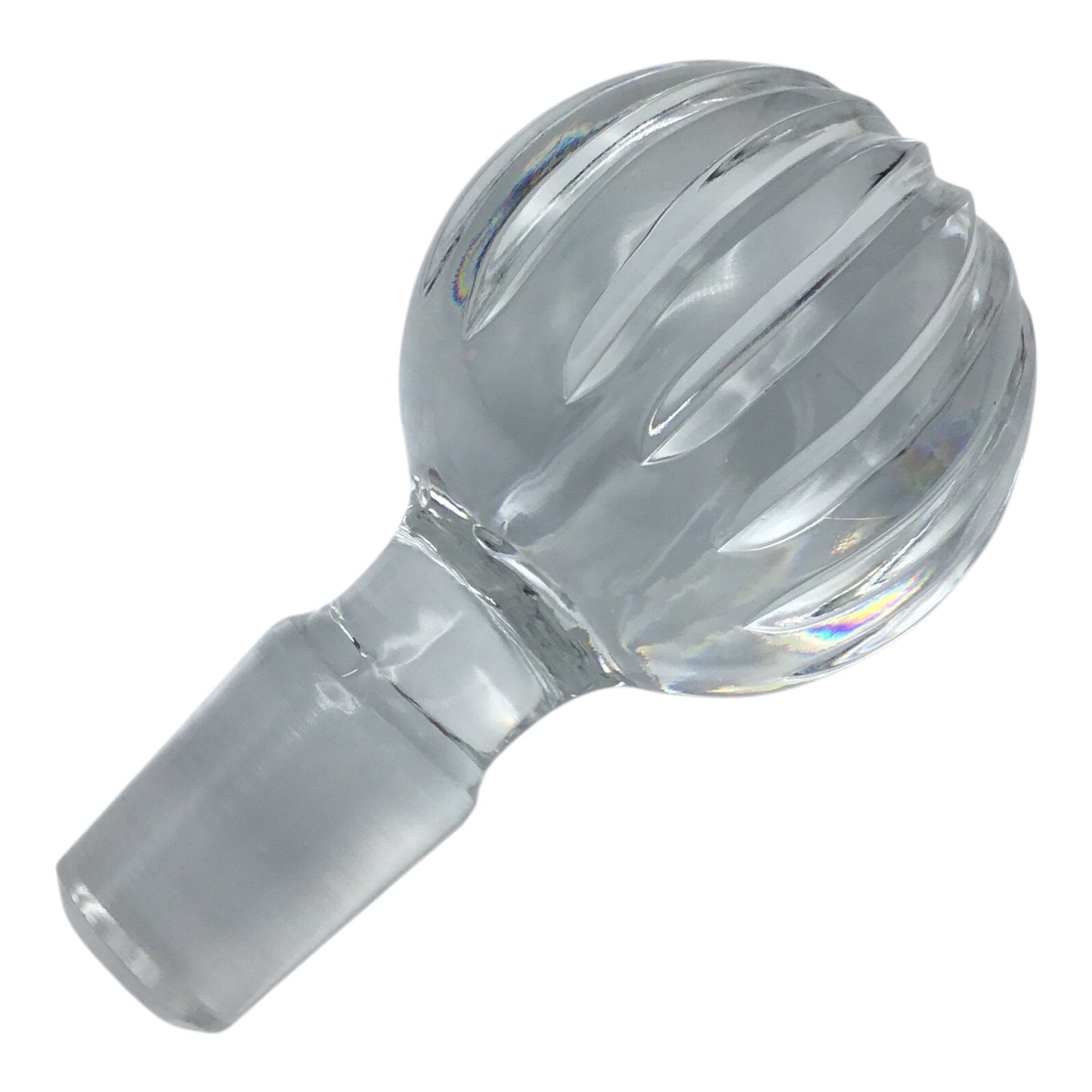 Soufflé-Bouche Crystal Decanter with Stopper – Hand Cut 24% Lead Crystal (With Original Box, Excellent Condition)