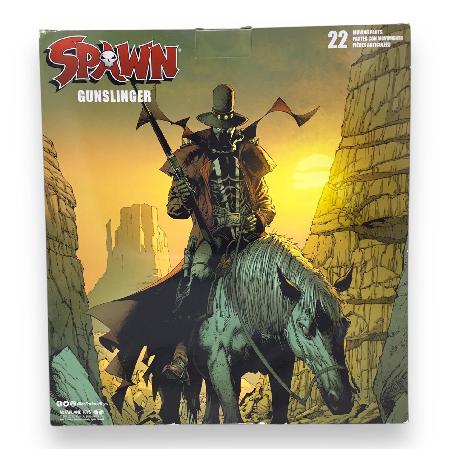 Spawn Gunslinger 7" Action Figure, McFarlane Toys Designer Edition | Sealed in Box