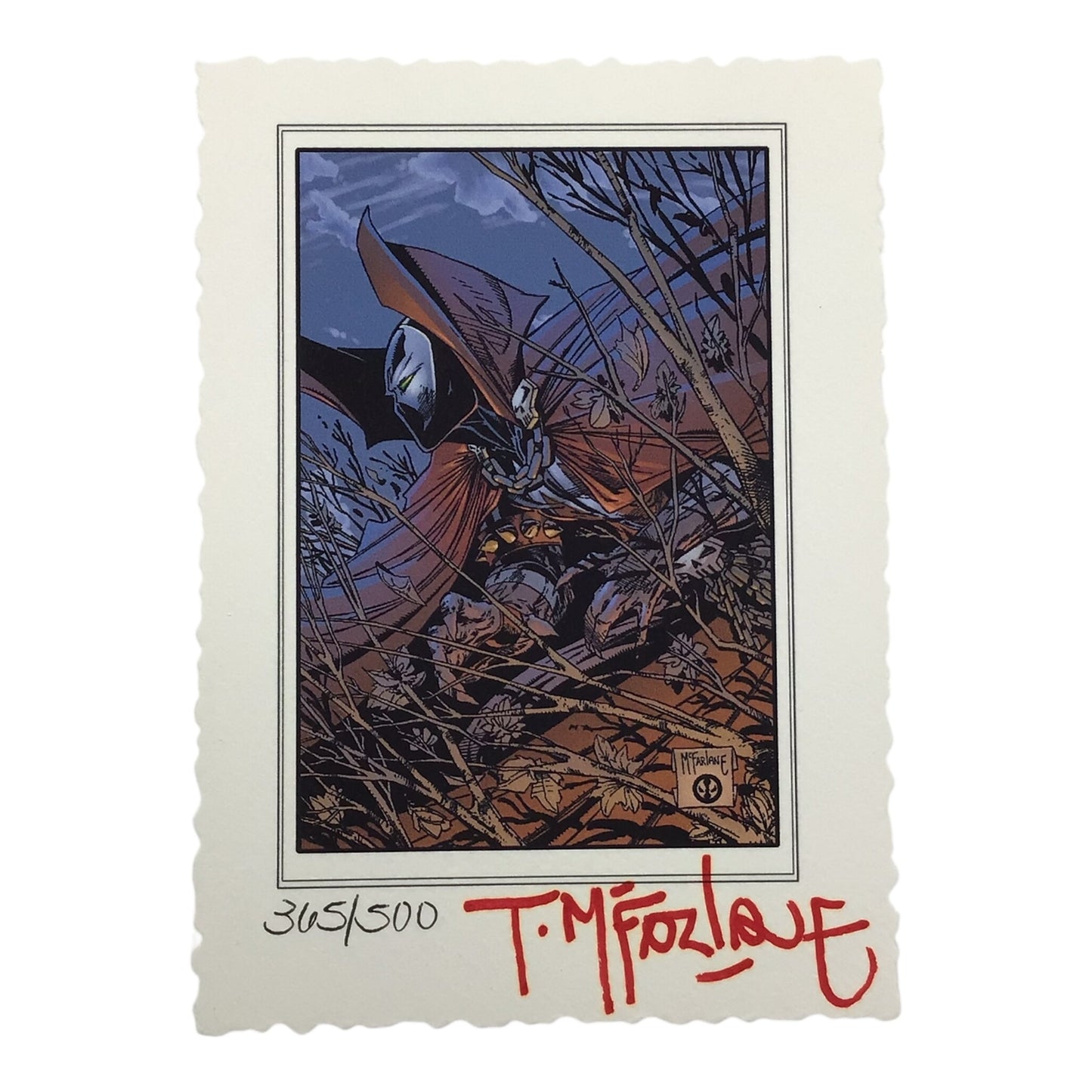 Spawn Special Limited Edition Hardcover (Signed Print #365/500, w/ Dust Jacket) – Todd McFarlane