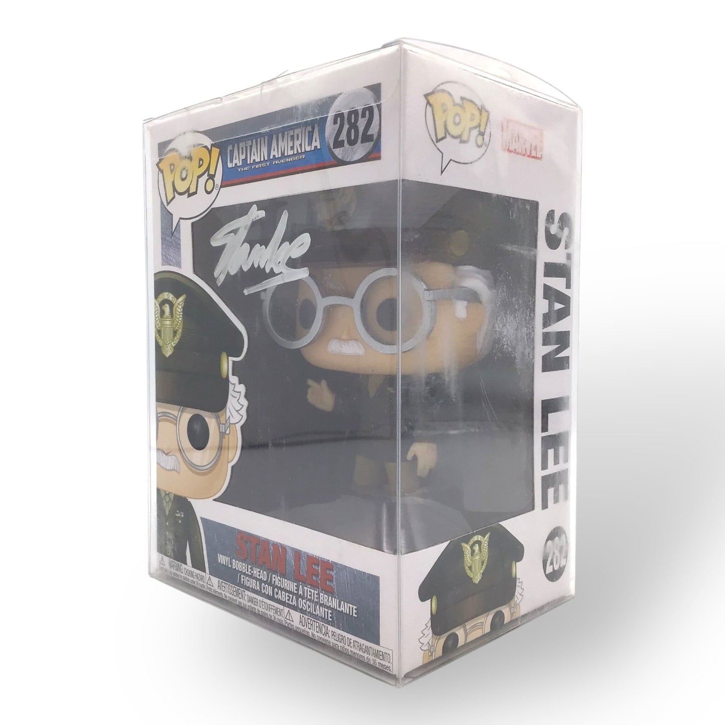 Stan Lee Autographed Captain America Funko Pop – The First Avenger #282