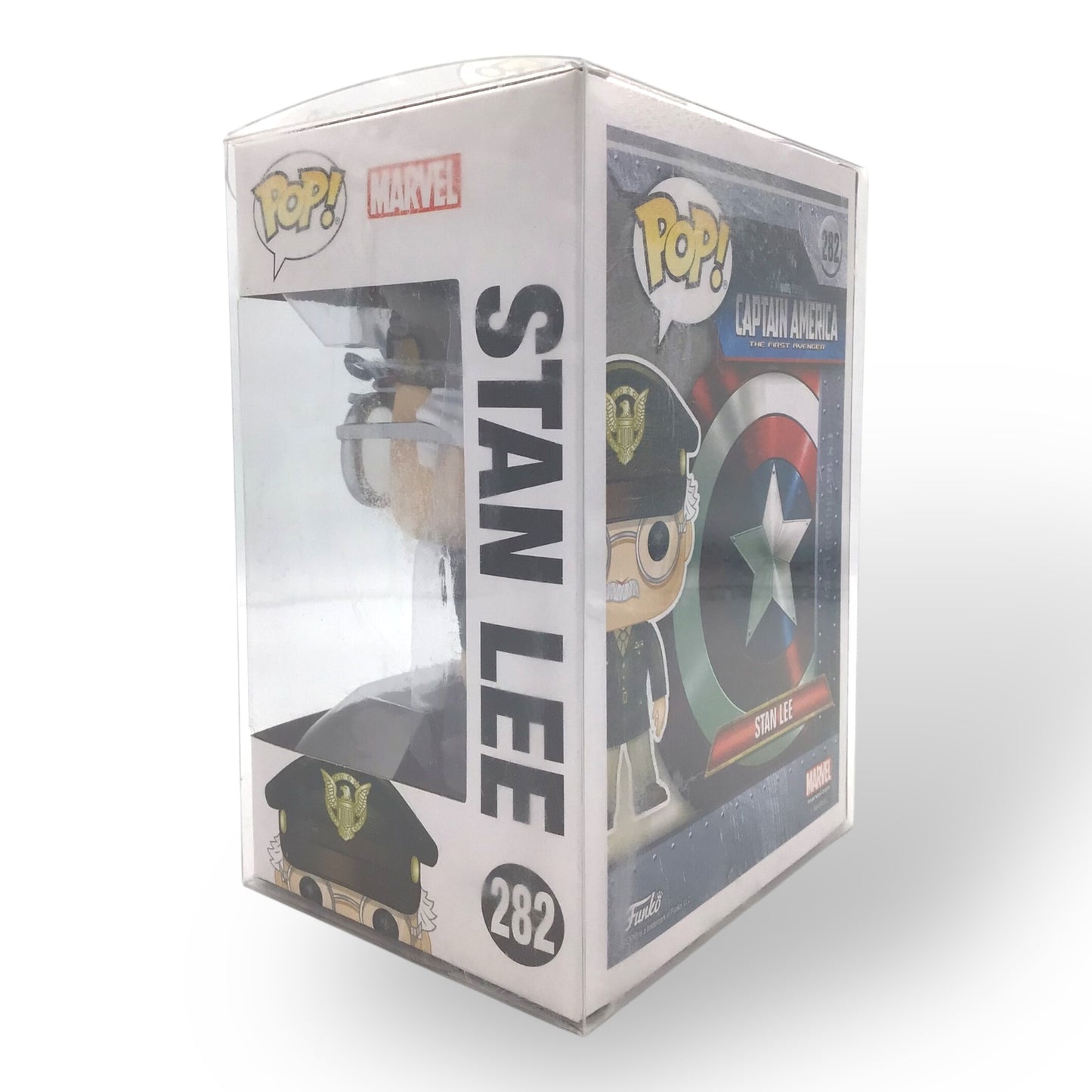 Stan Lee Autographed Captain America Funko Pop – The First Avenger #282