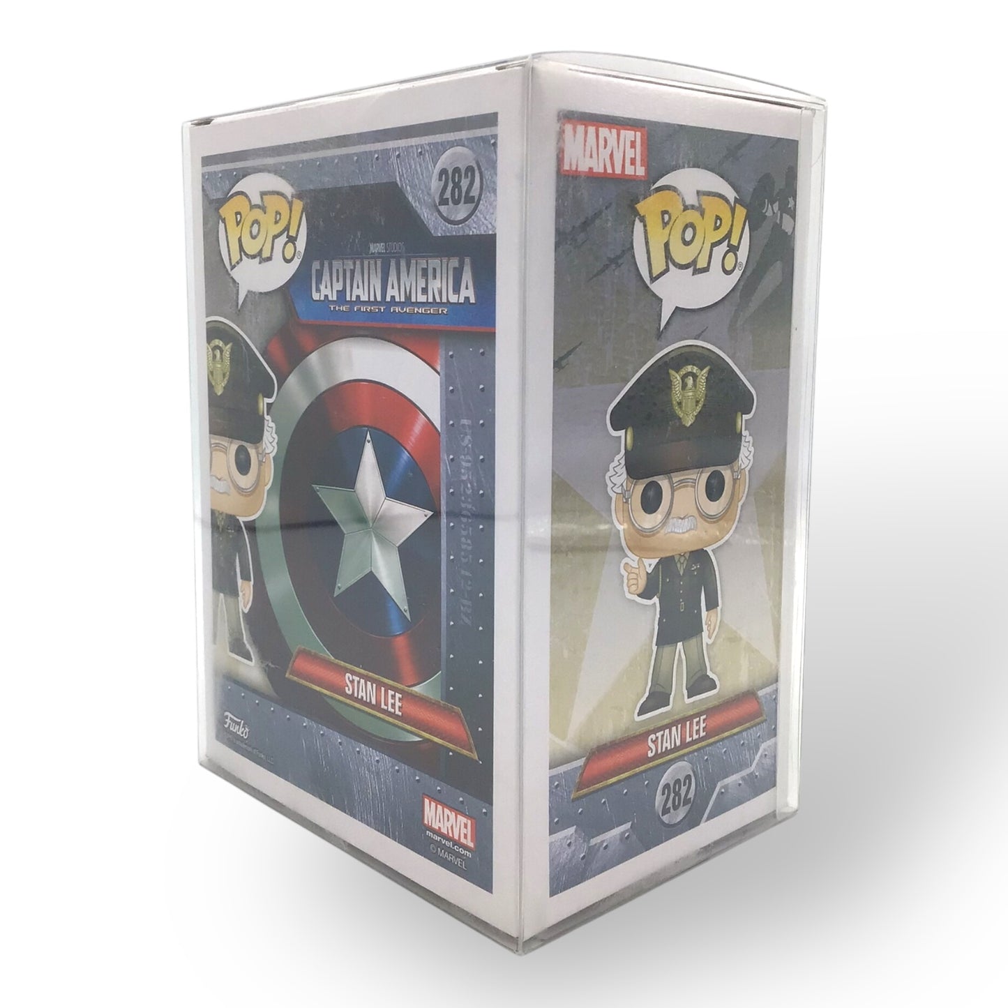 Stan Lee Autographed Captain America Funko Pop – The First Avenger #282