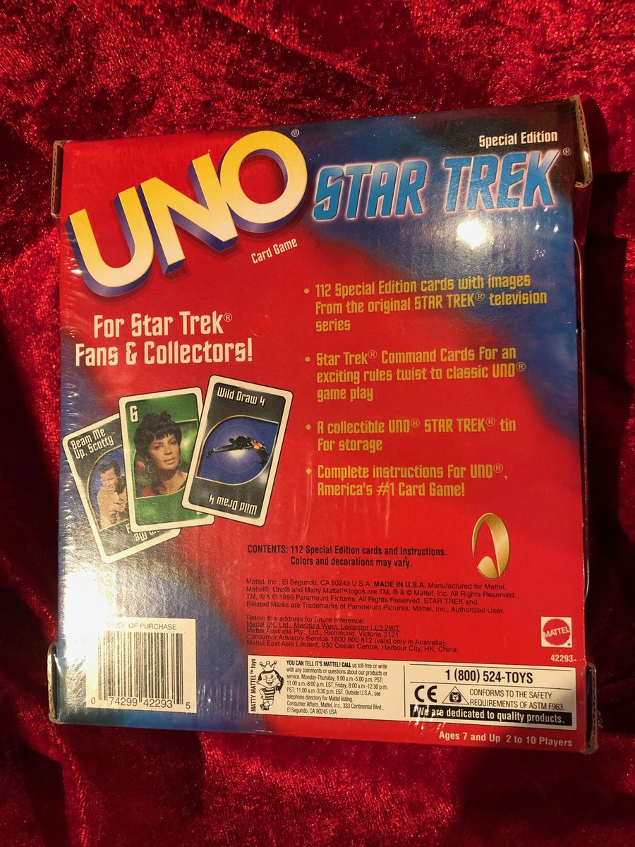 Star Trek- Special Edition UNO Card Game – Collectors Crossroads