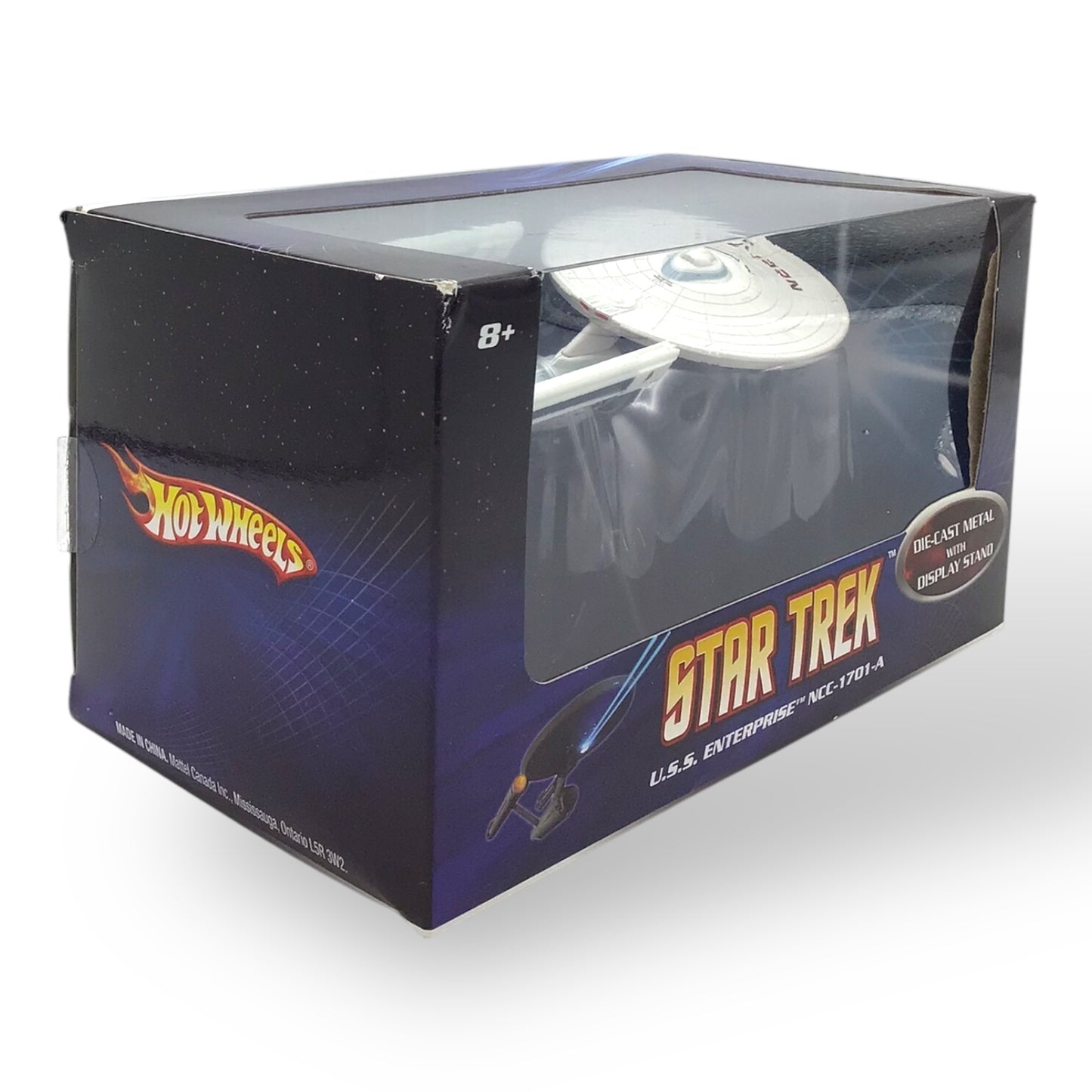 Star Trek U.S.S. Enterprise NCC 1701-D Die-Cast Metal 2009 Hot Wheels