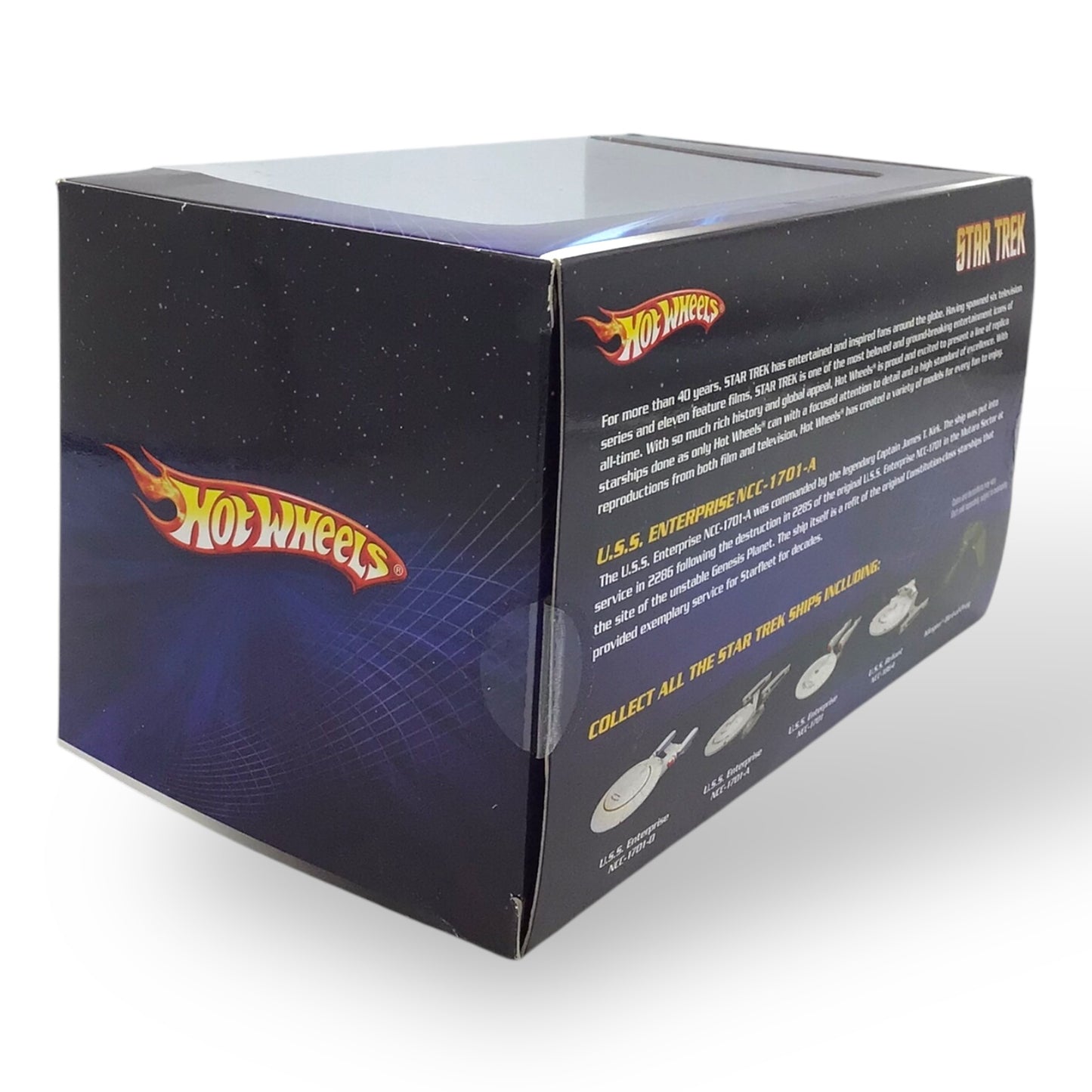 Star Trek U.S.S. Enterprise NCC 1701-D Die-Cast Metal 2009 Hot Wheels