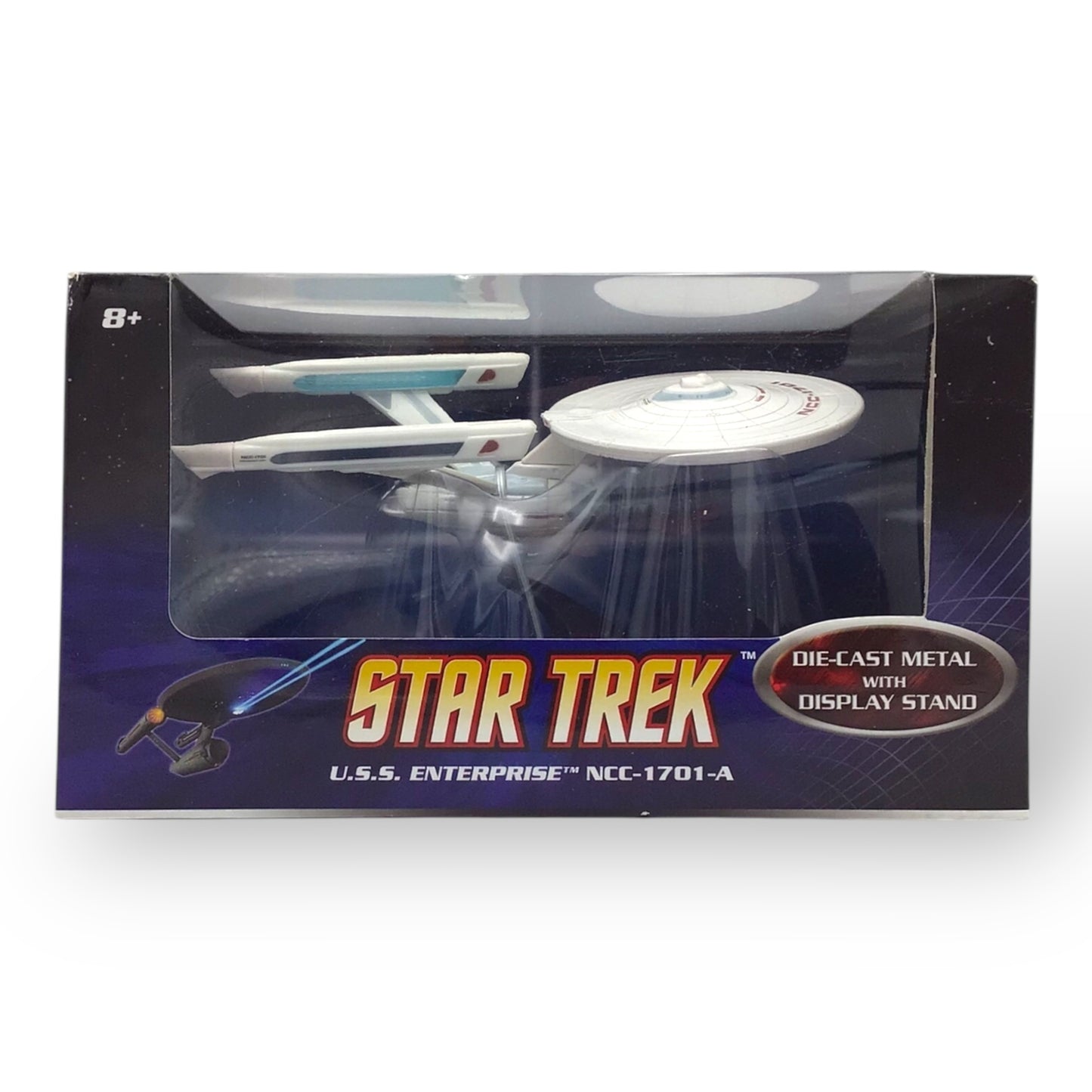 Star Trek U.S.S. Enterprise NCC 1701-D Die-Cast Metal 2009 Hot Wheels