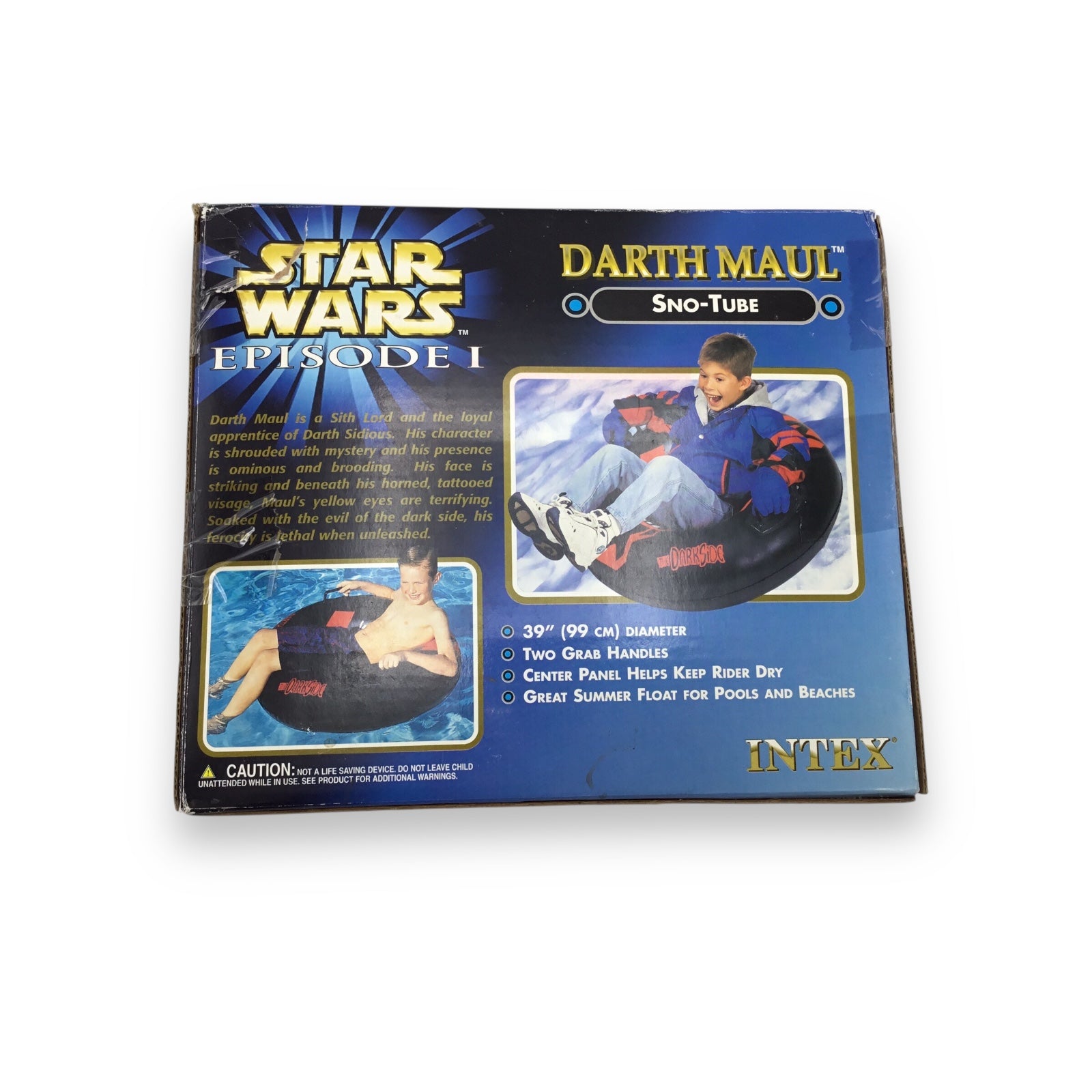 Star Wars Episode I Darth Maul Sno-Tube Inner Tube Intex Sealed in Box