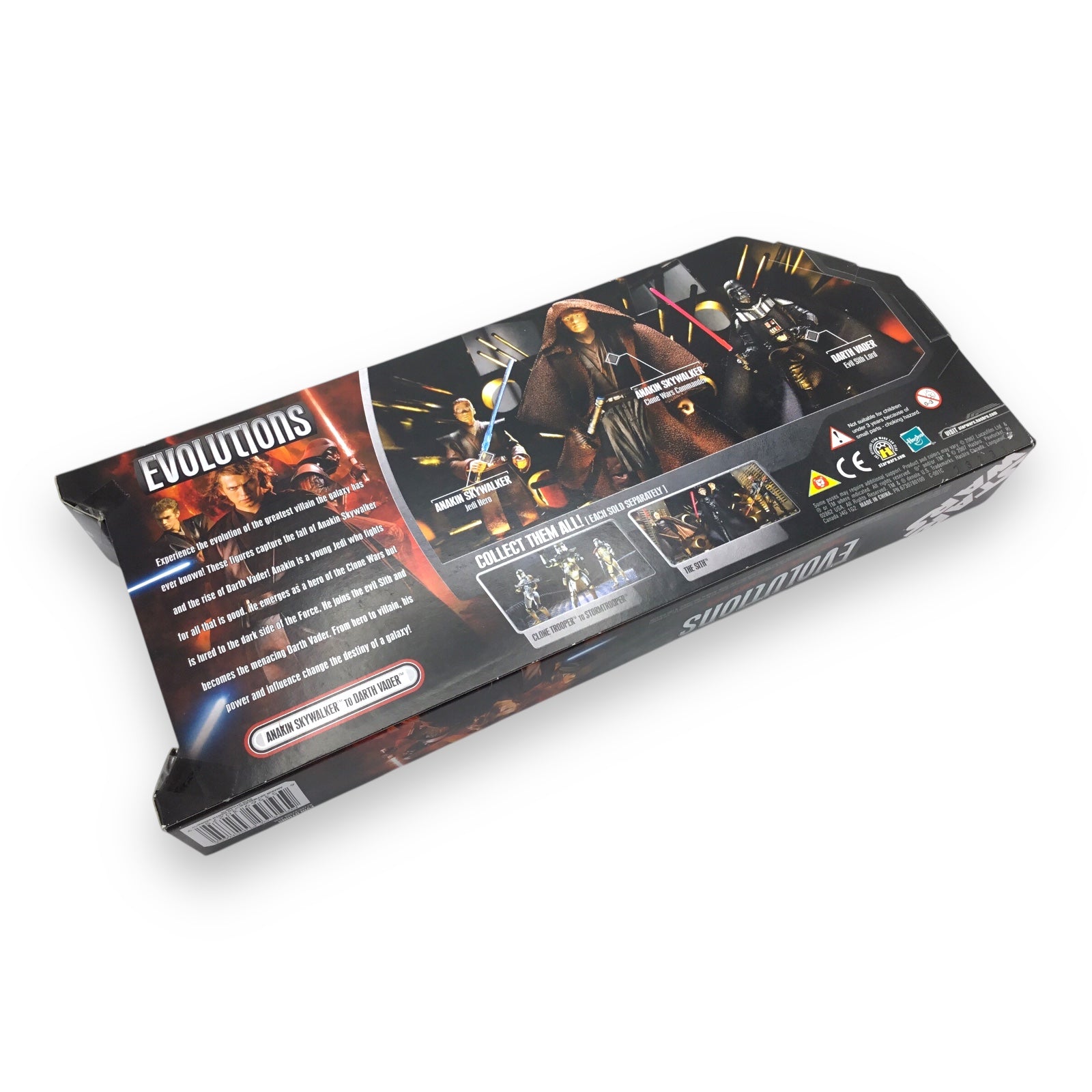 Star Wars Evolutions Anakin Skywalker to Darth Vader Sealed Action Figure Set