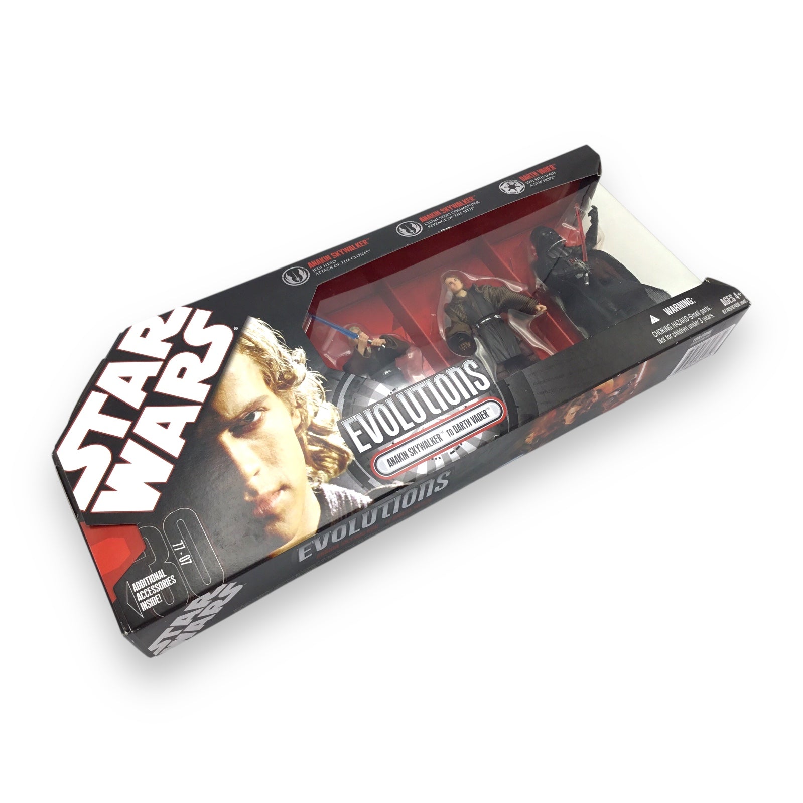 Star Wars Evolutions Anakin Skywalker to Darth Vader Sealed Action Figure Set