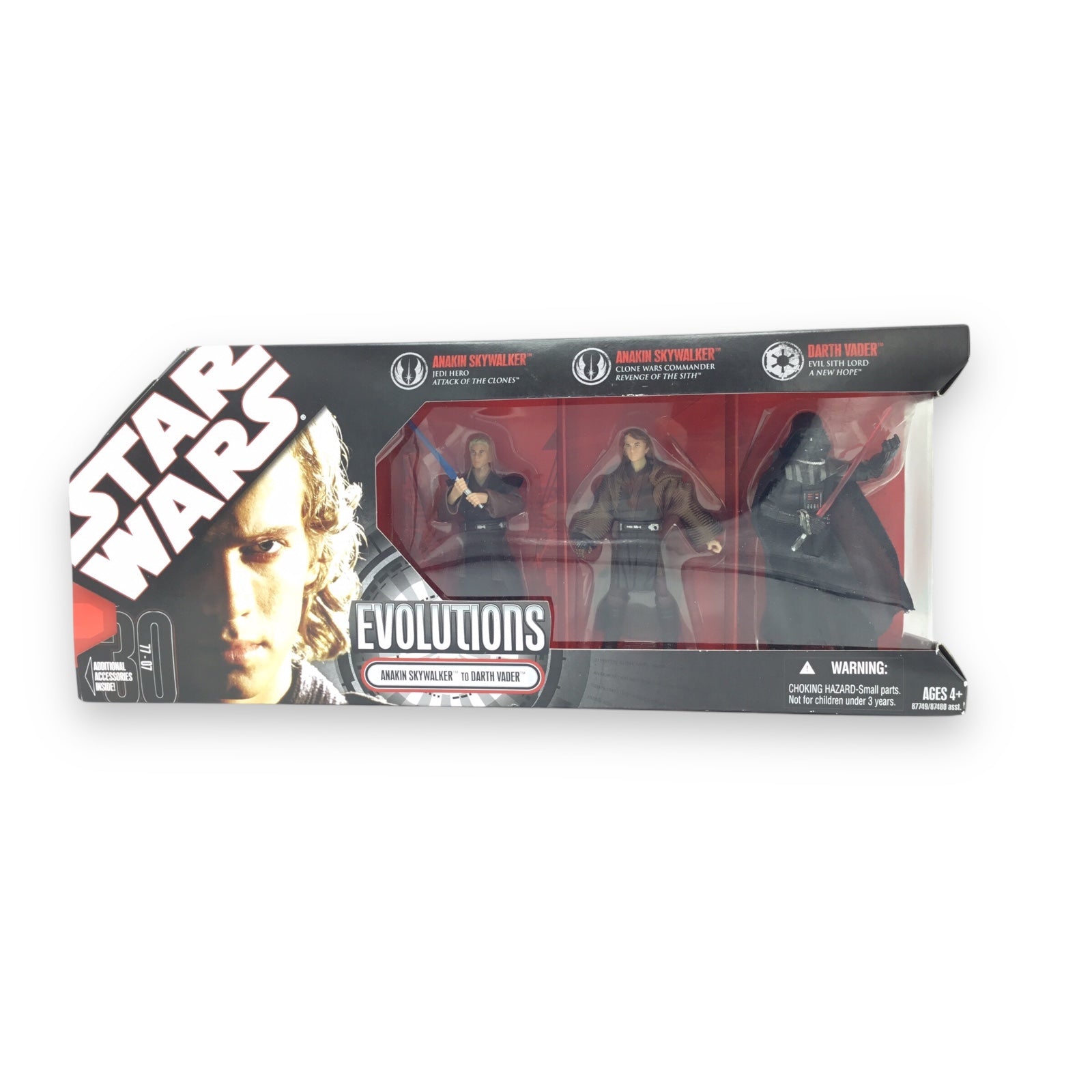 Star Wars Evolutions Anakin Skywalker to Darth Vader Sealed Action Figure Set