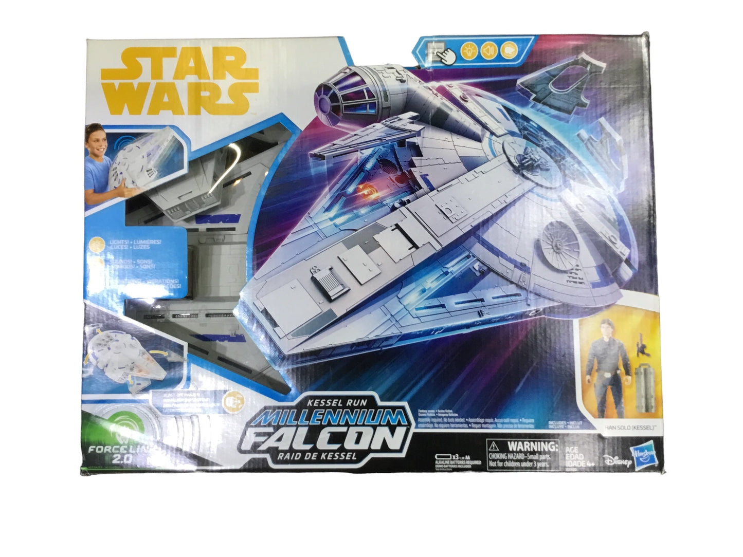 Star Wars Force Link 2.0 Kessel Run Millennium Falcon with Han Solo